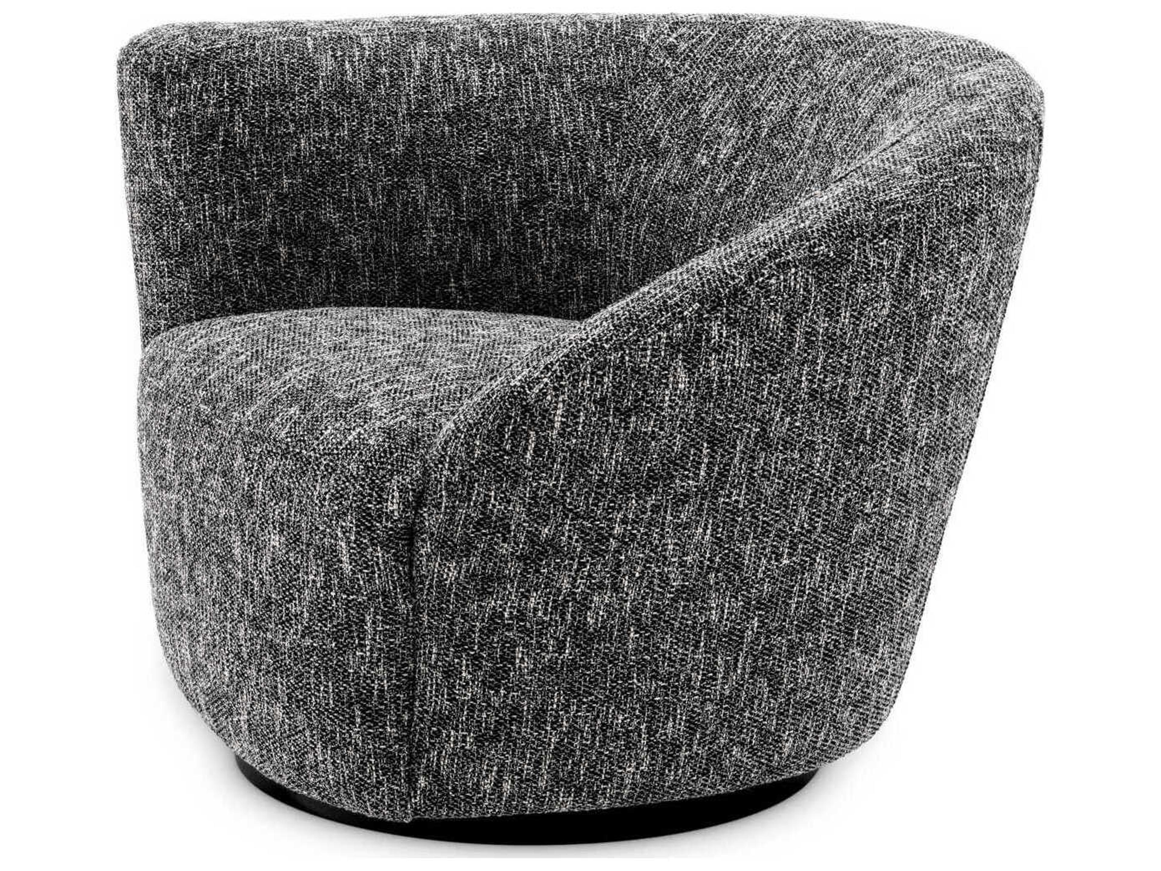 Eichholtz Colin Swivel Black Accent Chair