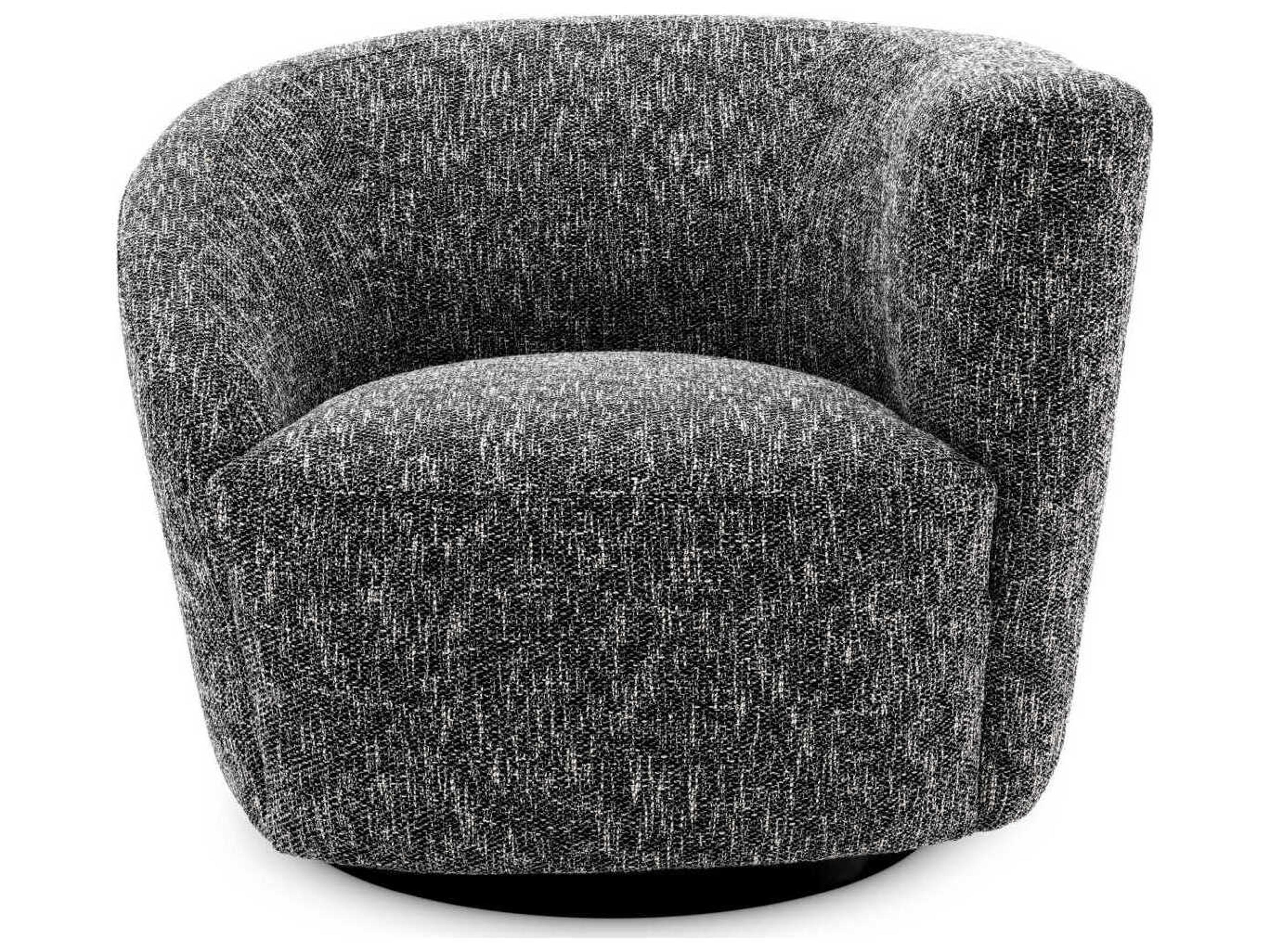 Eichholtz Colin Swivel Black Accent Chair