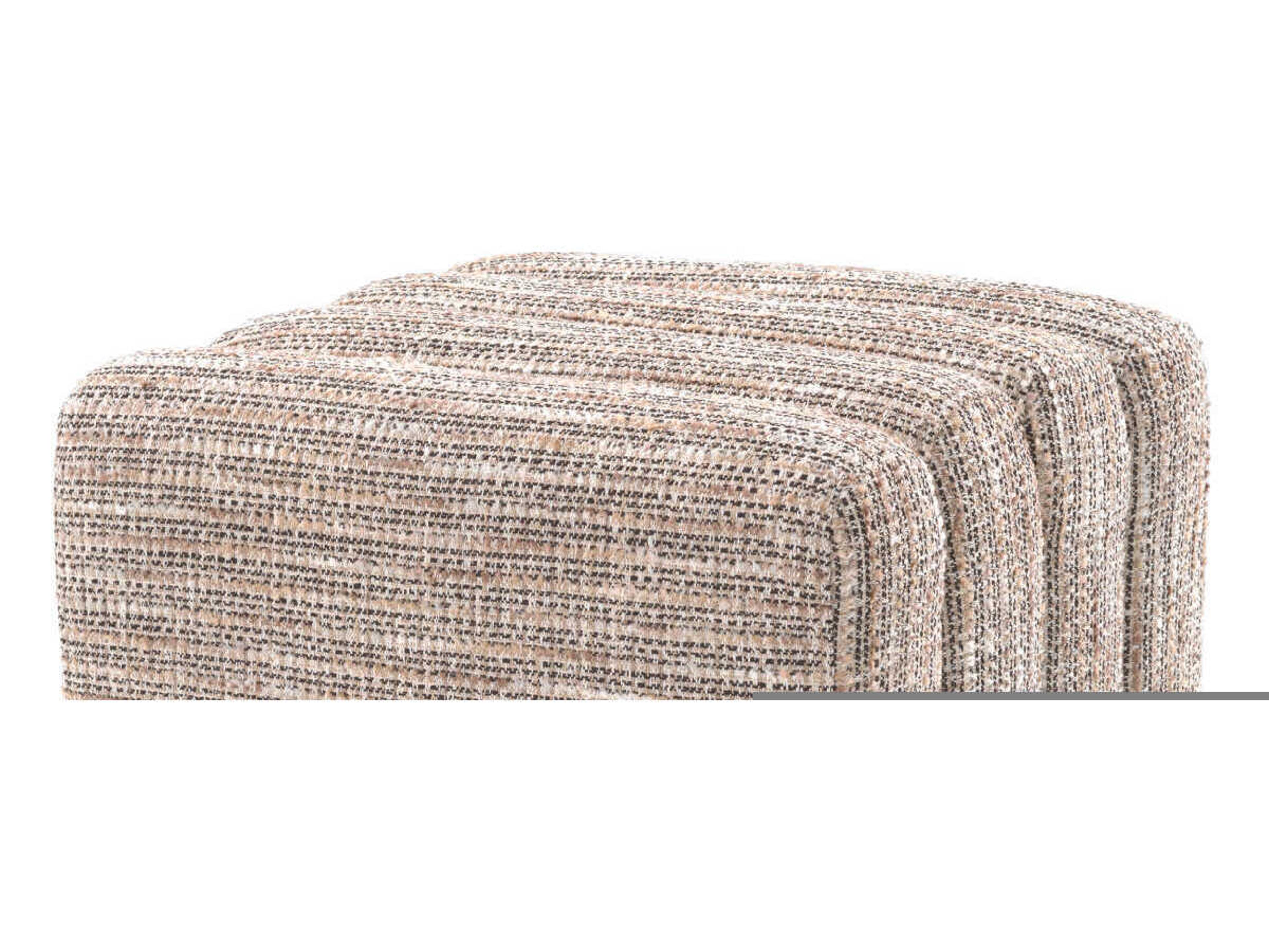 Eichholtz Bente Mademoiselle Beige Upholstered Accent Stool