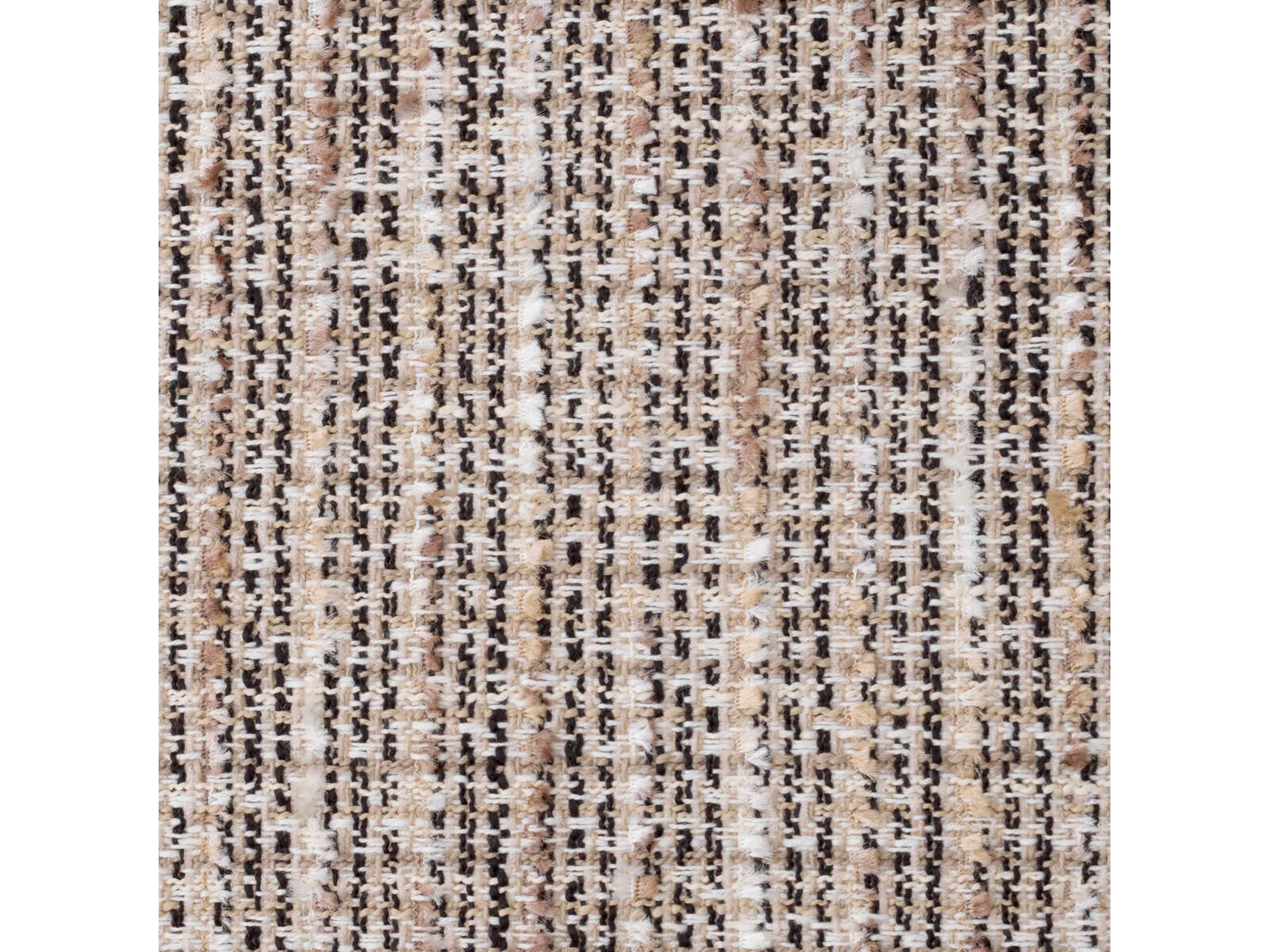 Eichholtz Bente Mademoiselle Beige Upholstered Accent Stool