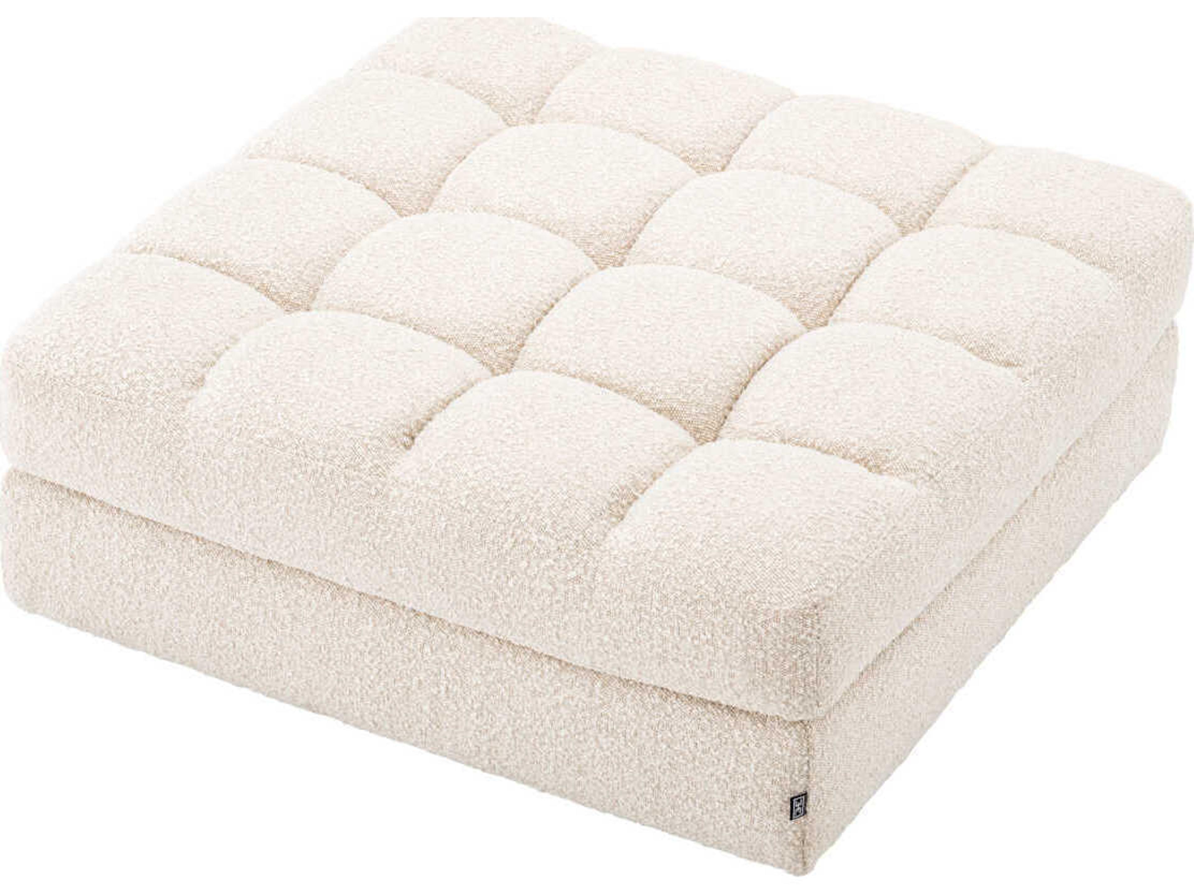 Eichholtz Dean Boucle Cream Black Base Upholstered Modular