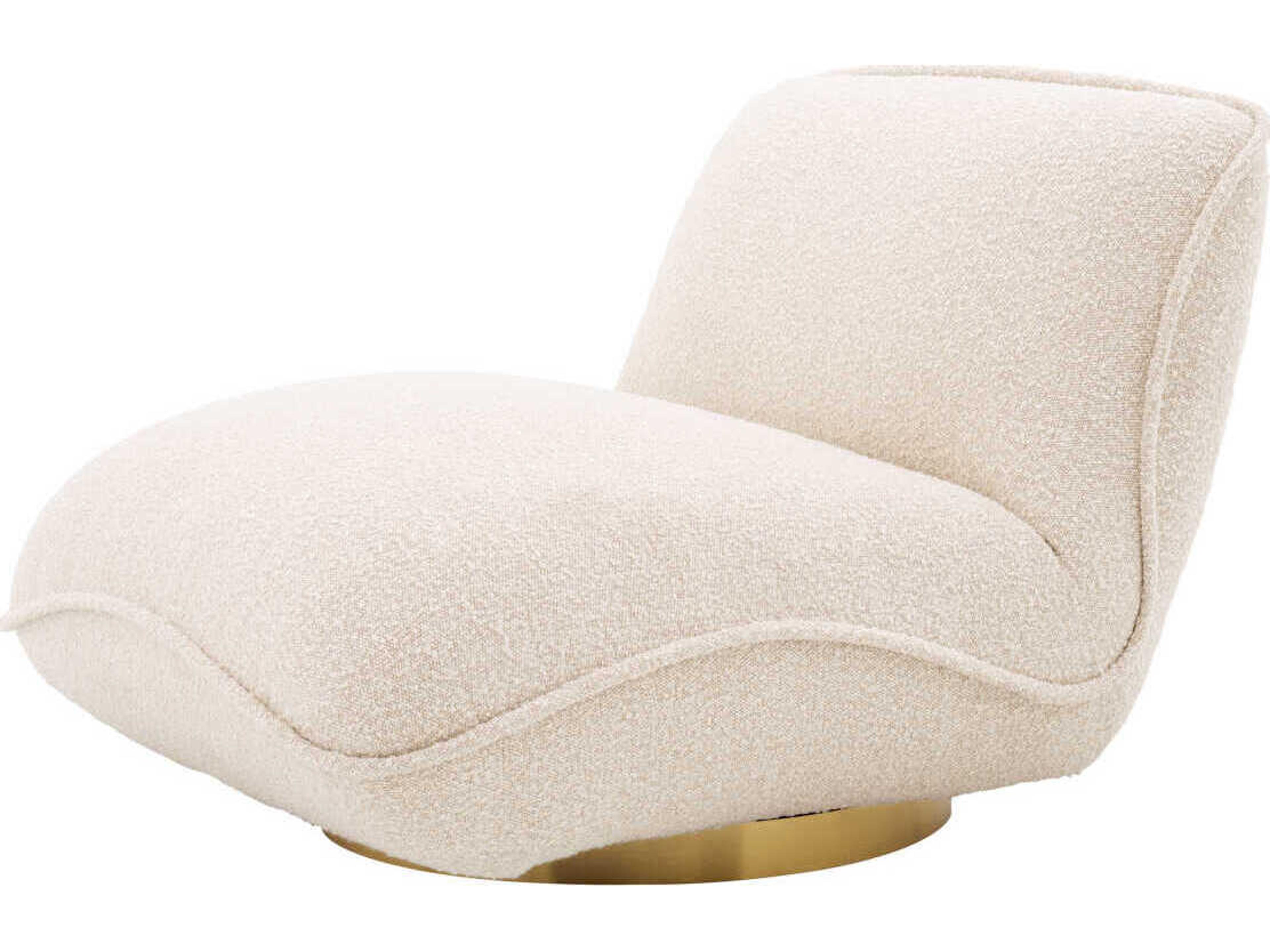Eichholtz Relax Swivel Cream Accent Chair