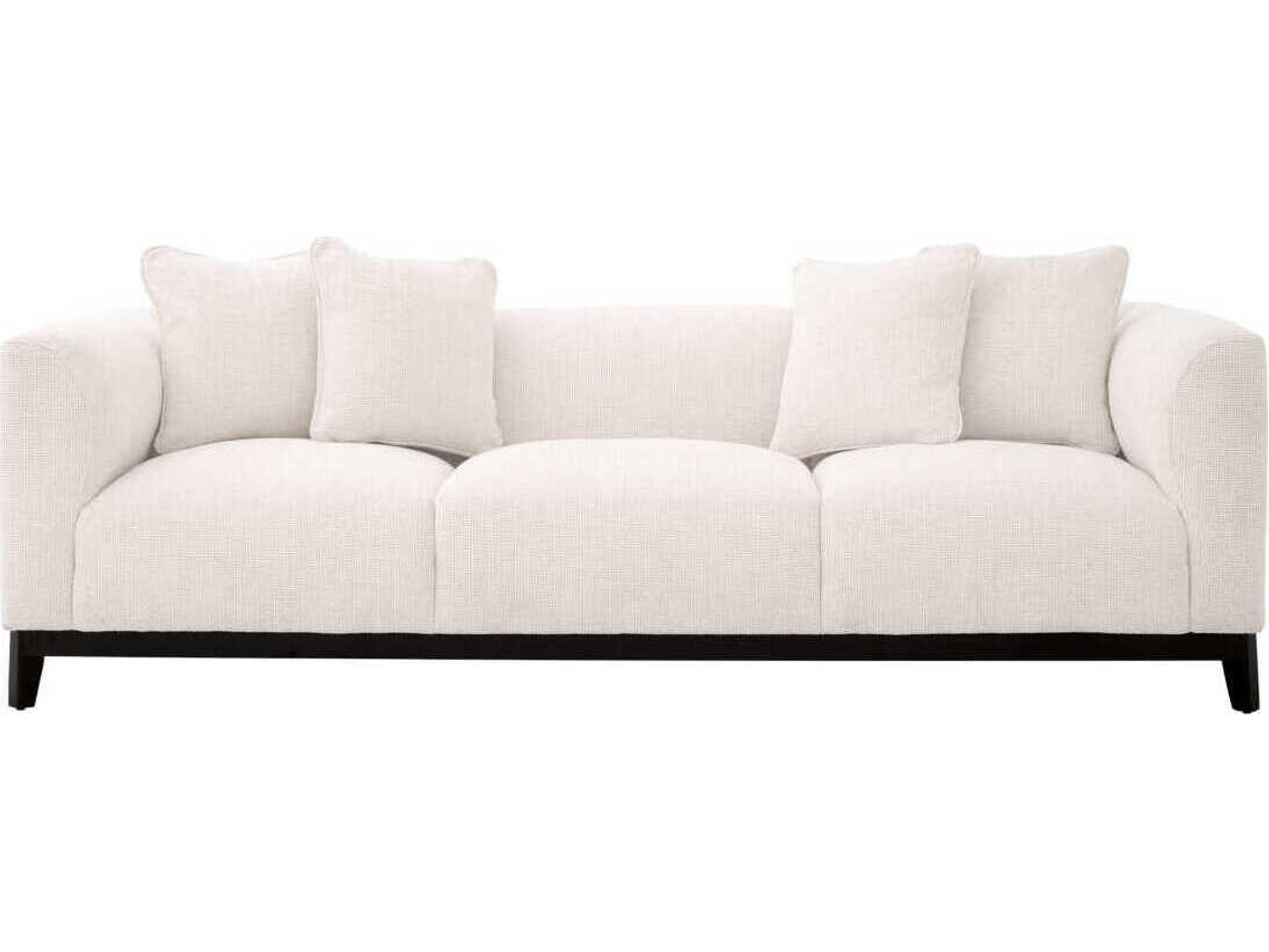 Eichholtz Corso White Upholstered Sofa