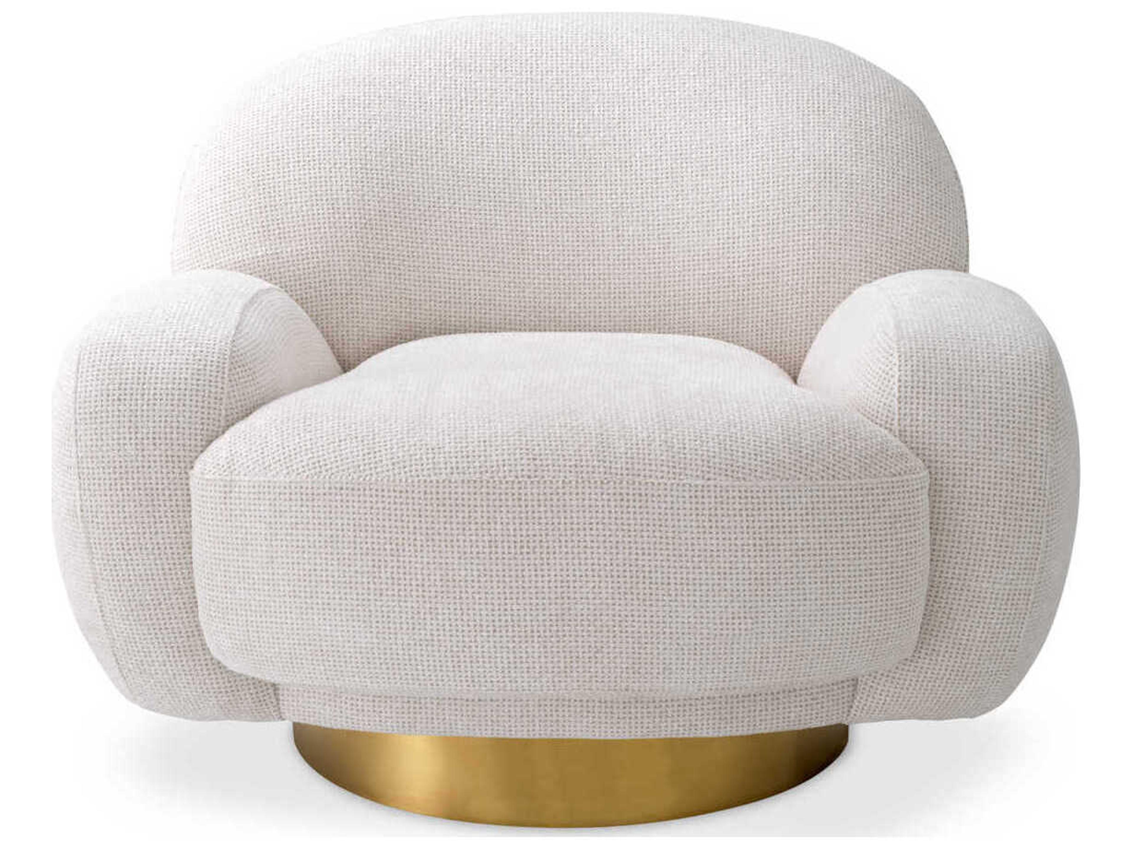 Eichholtz Udine Swivel Cream Accent Chair