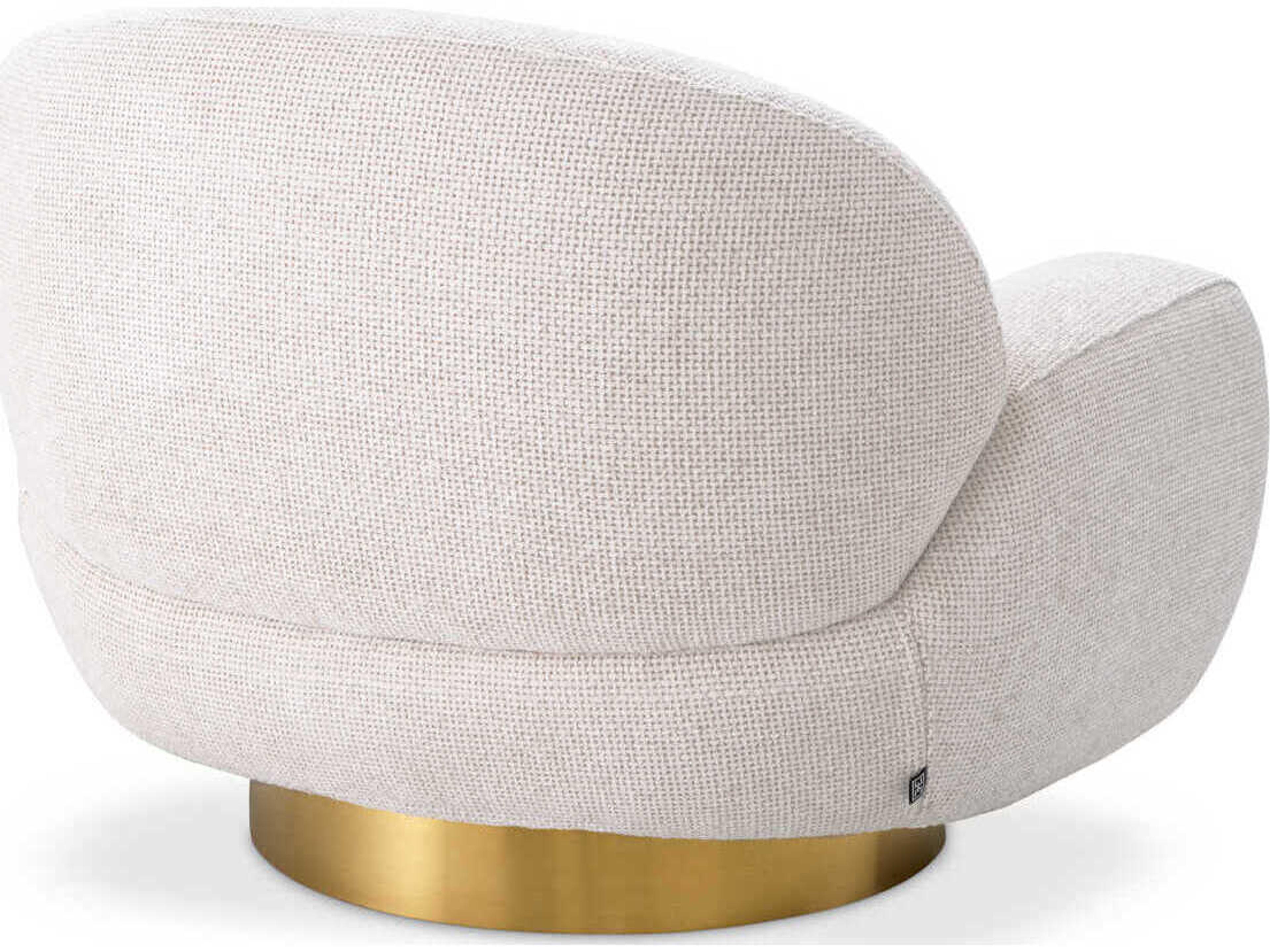 Eichholtz Udine Swivel Cream Accent Chair