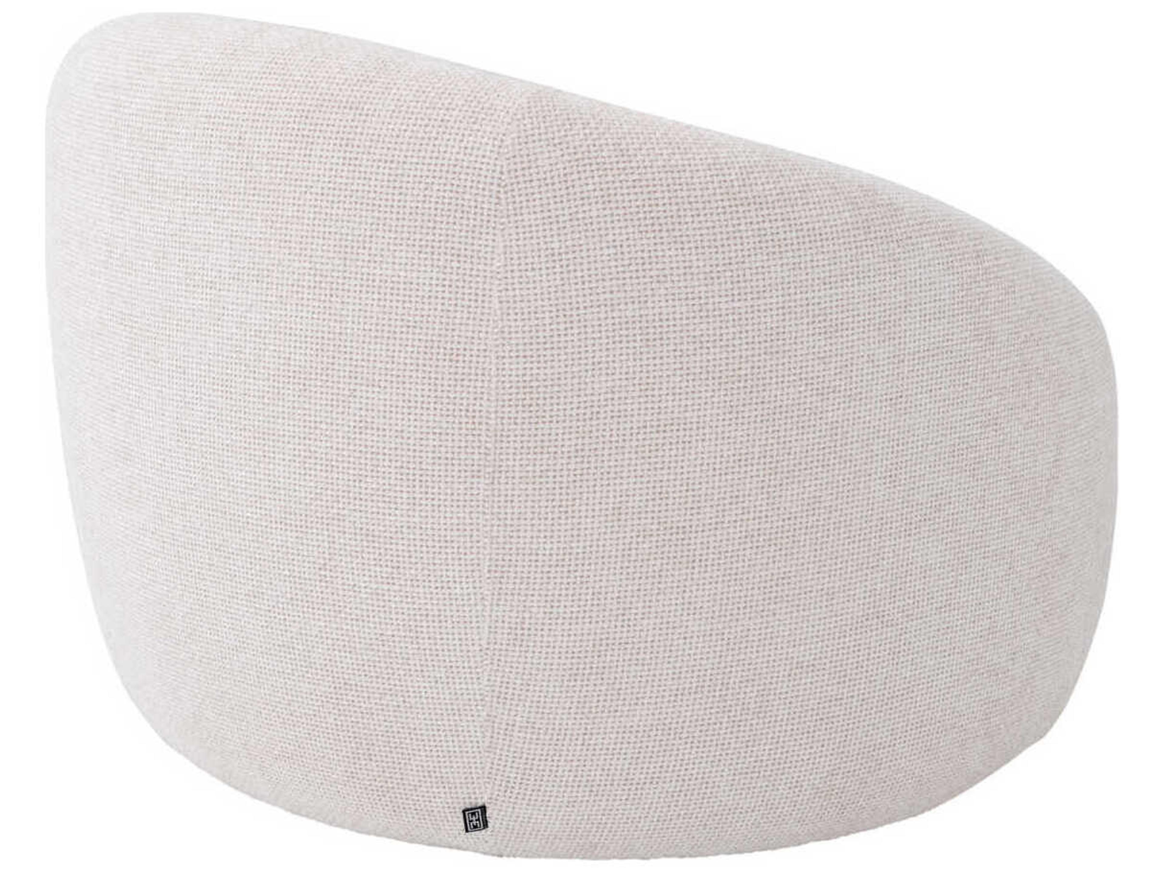 Eichholtz Amore Swivel White Accent Chair