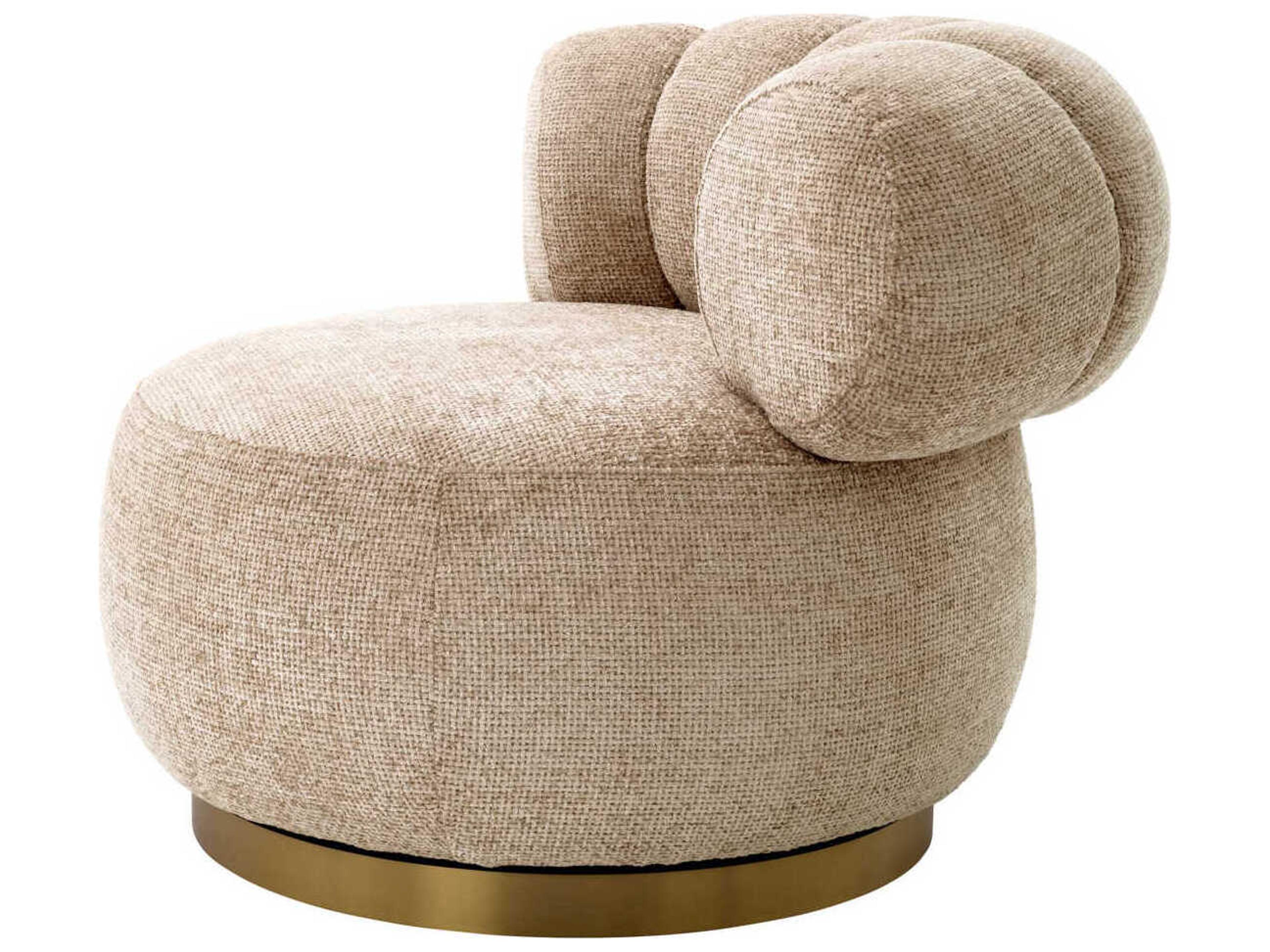 Eichholtz Phedra Swivel Beige Accent Chair