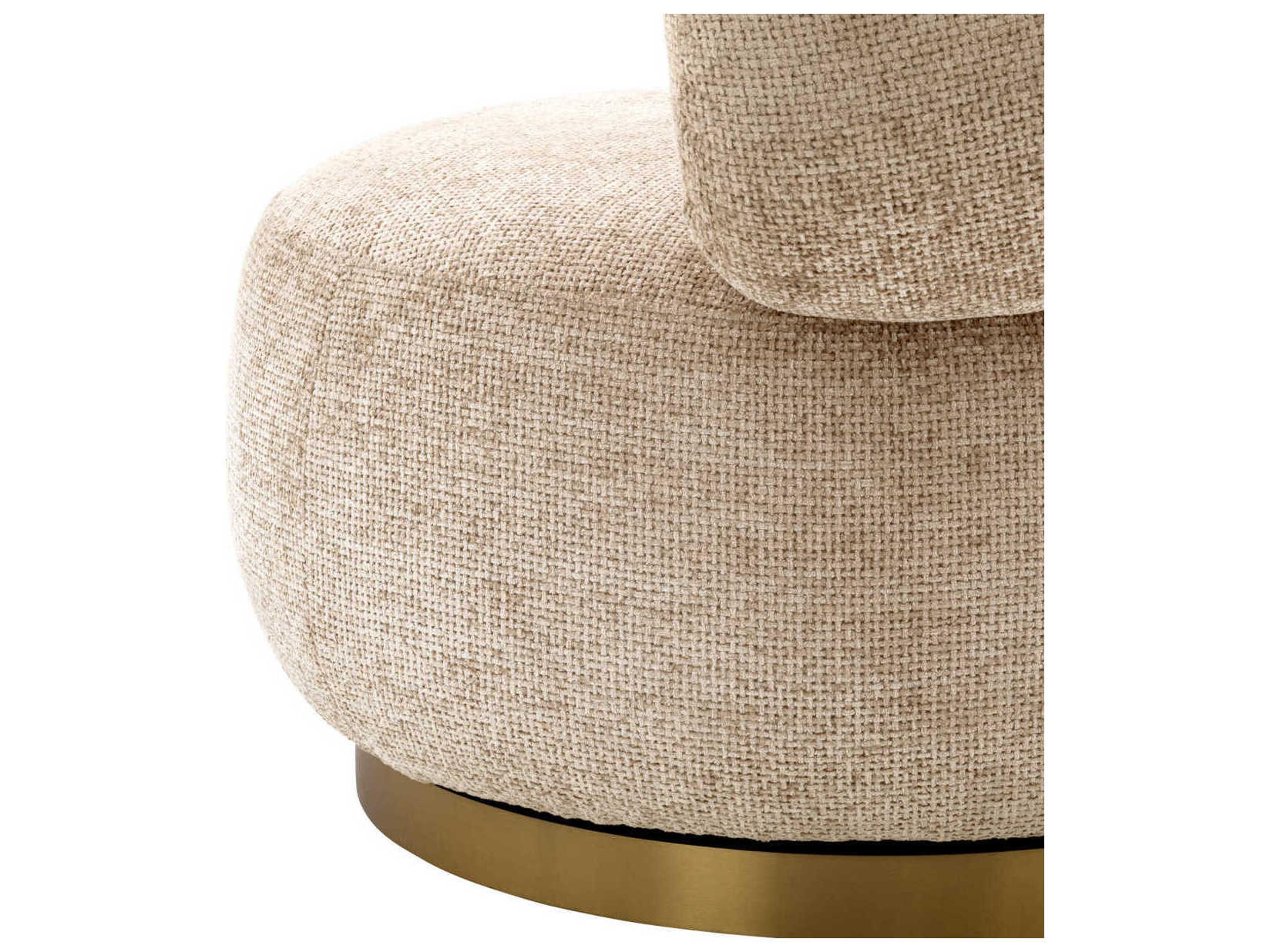 Eichholtz Phedra Swivel Beige Accent Chair