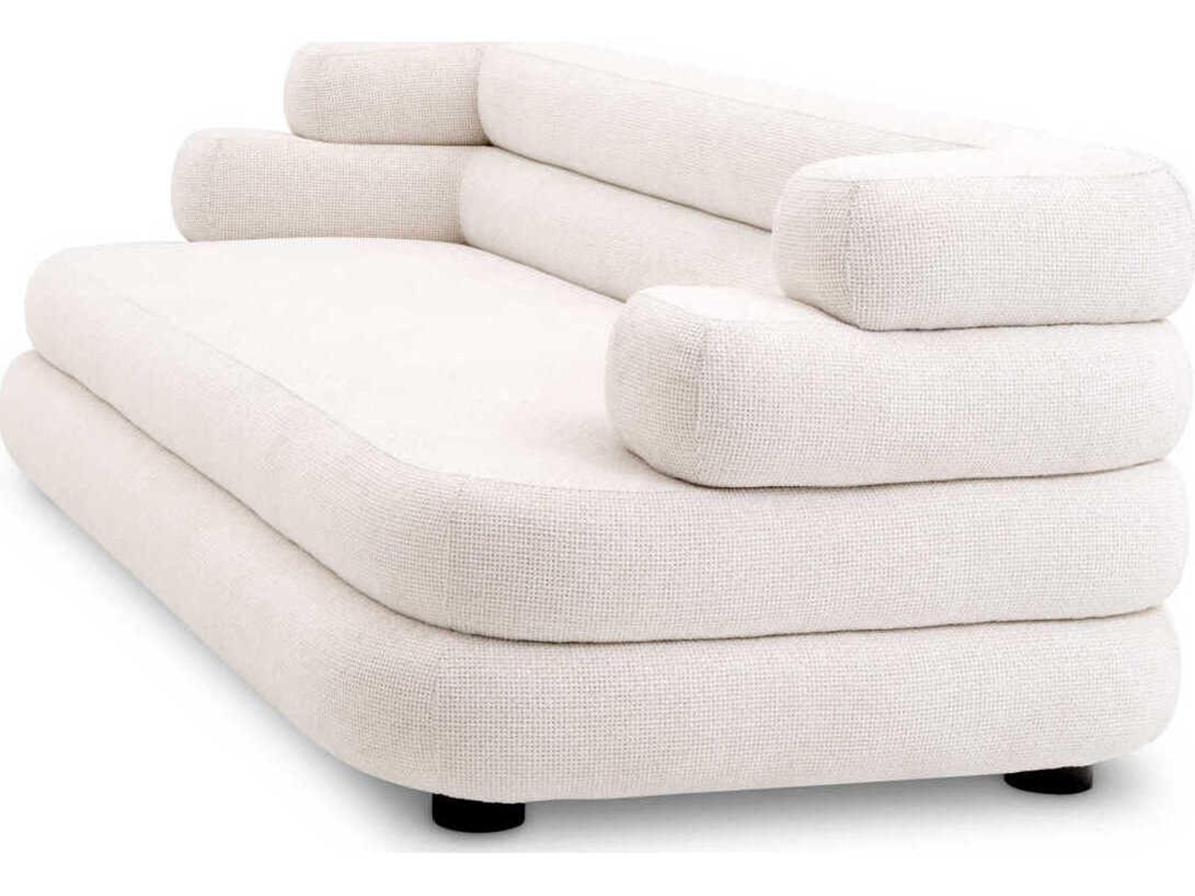 Eichholtz Malaga White Upholstered Sofa