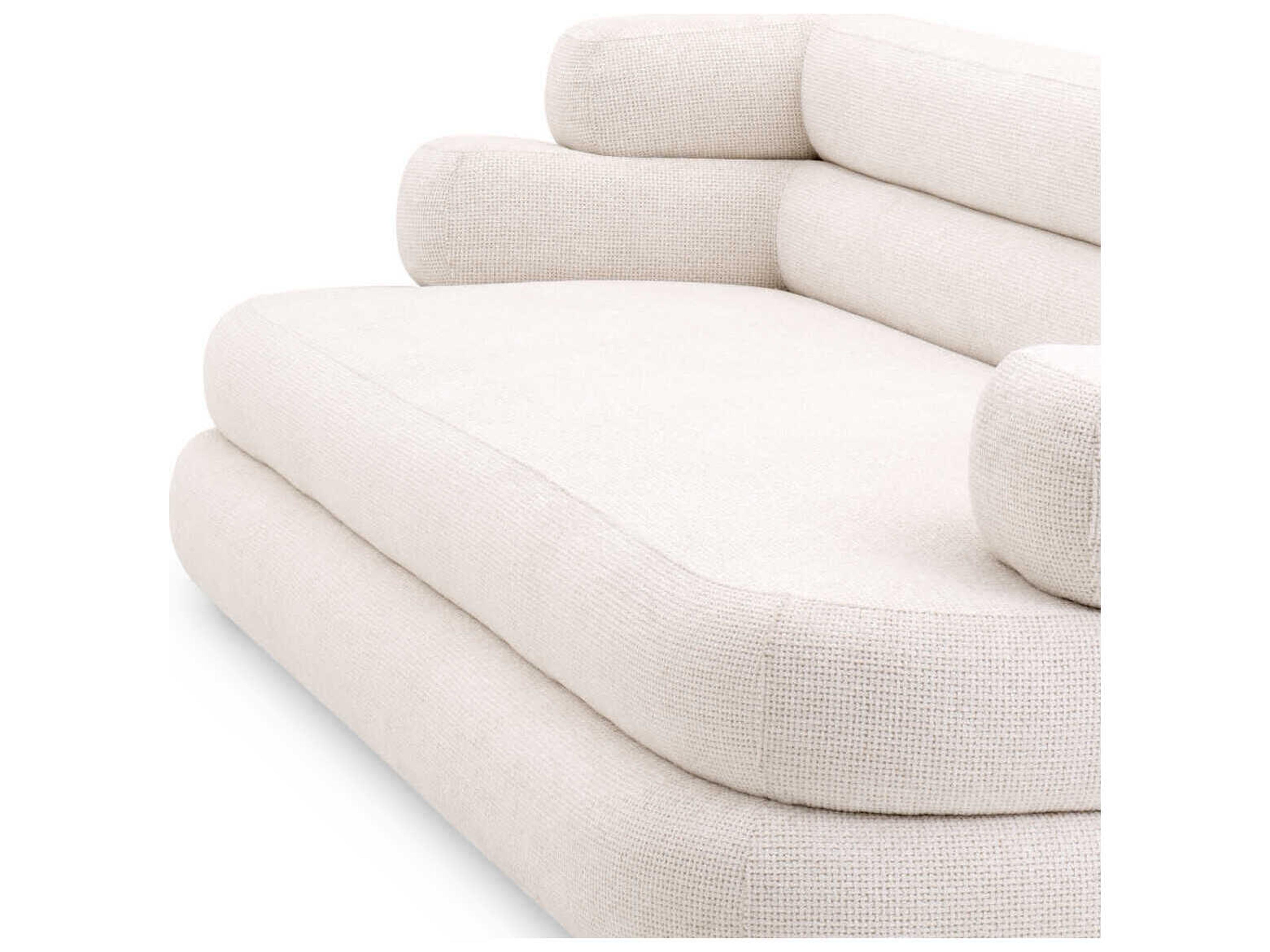 Eichholtz Malaga White Upholstered Sofa