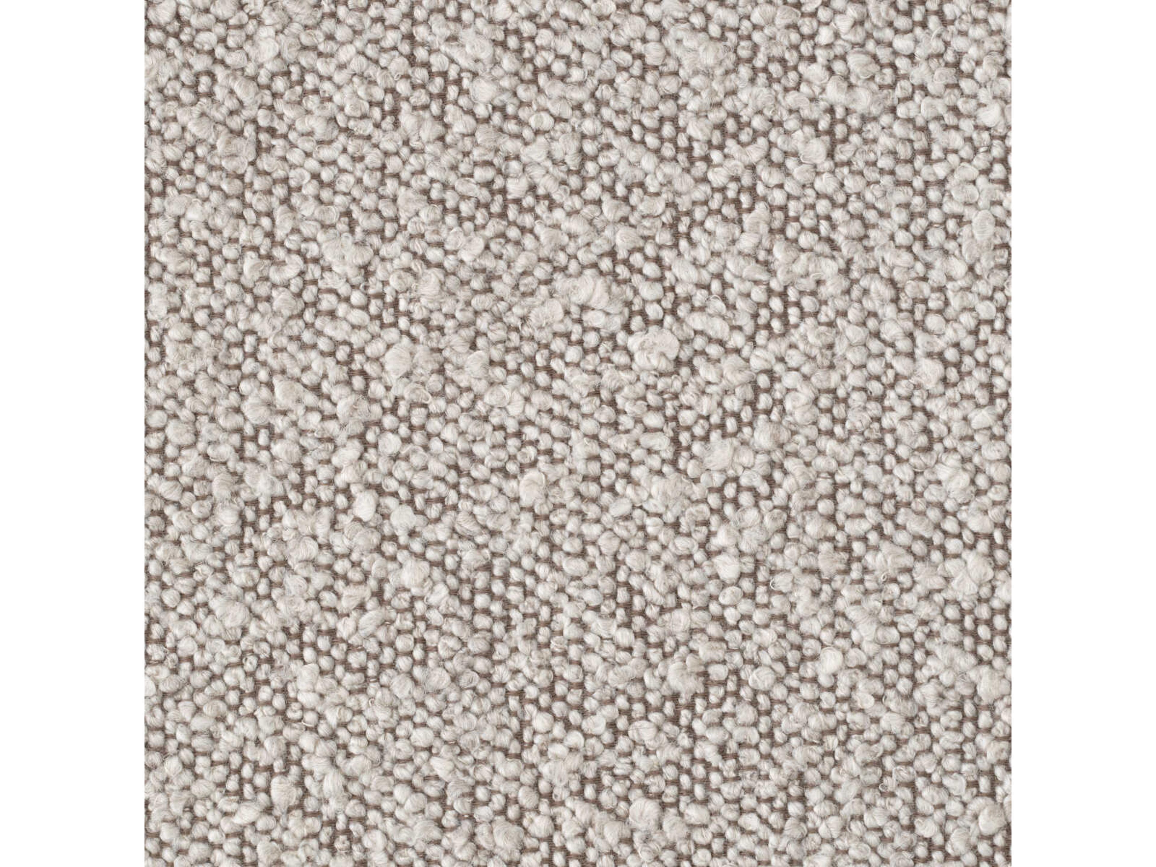 Eichholtz Tulum Boucle Grey Black Feet Upholstered Accent Stool