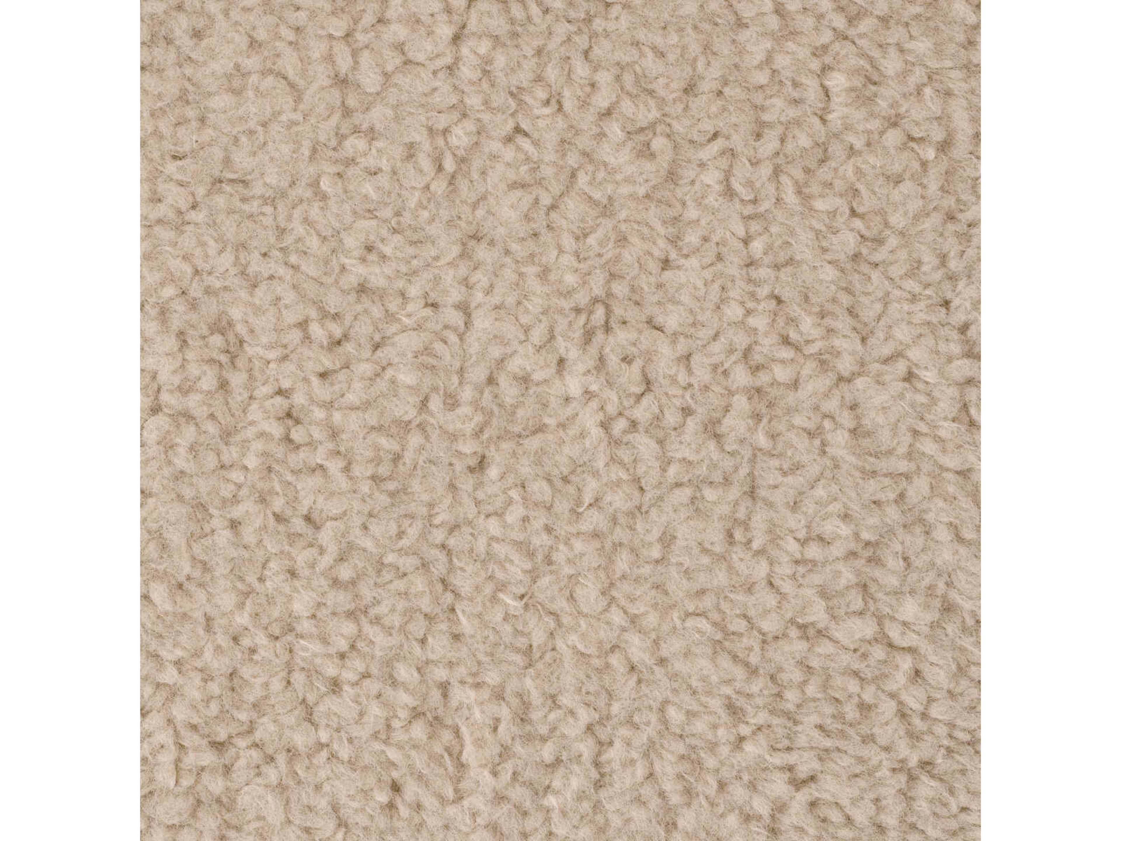 Eichholtz Tulum Brisbane Cream Black Feet Upholstered Accent Stool