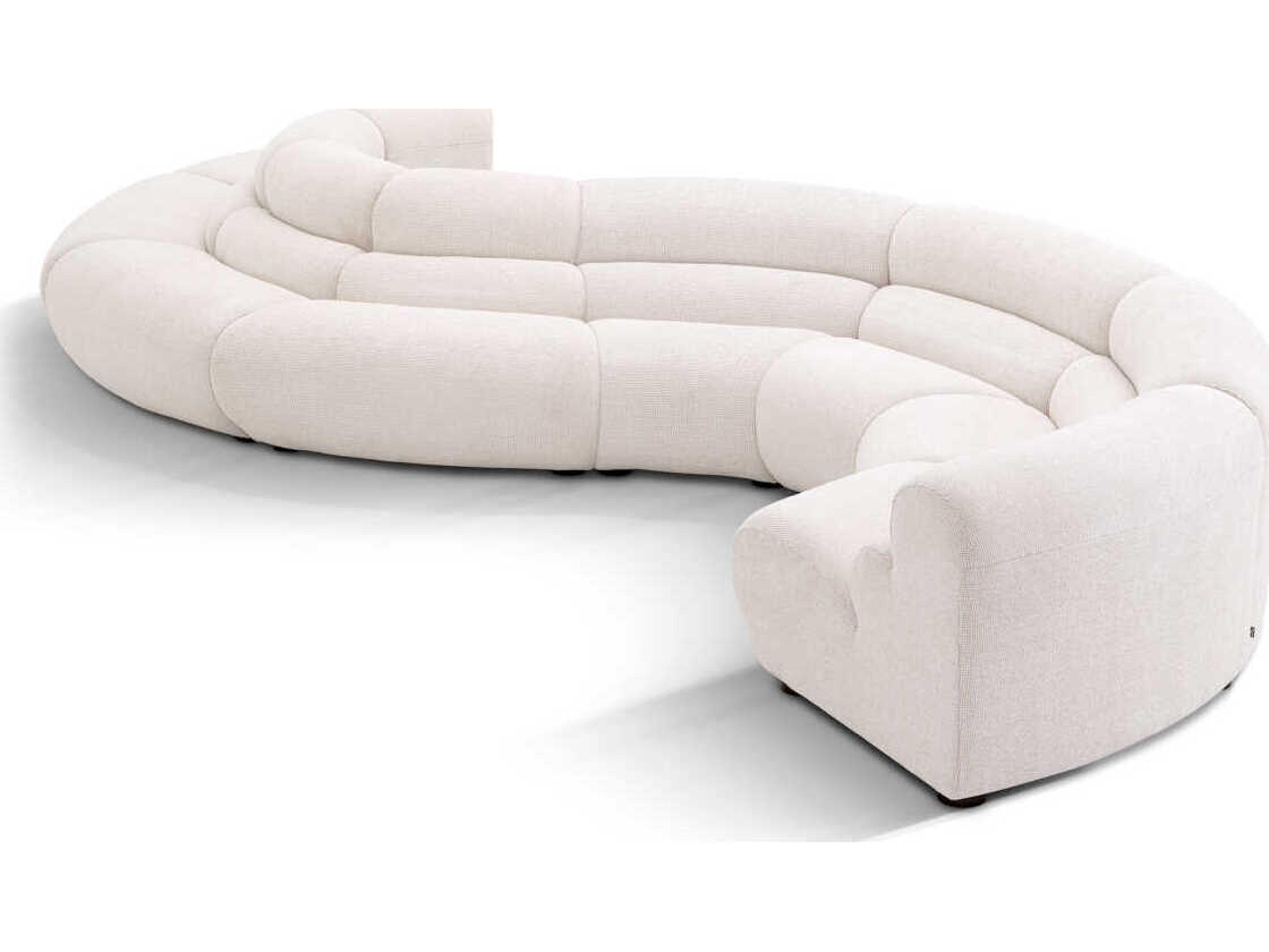 Lindau White Upholstered Modular