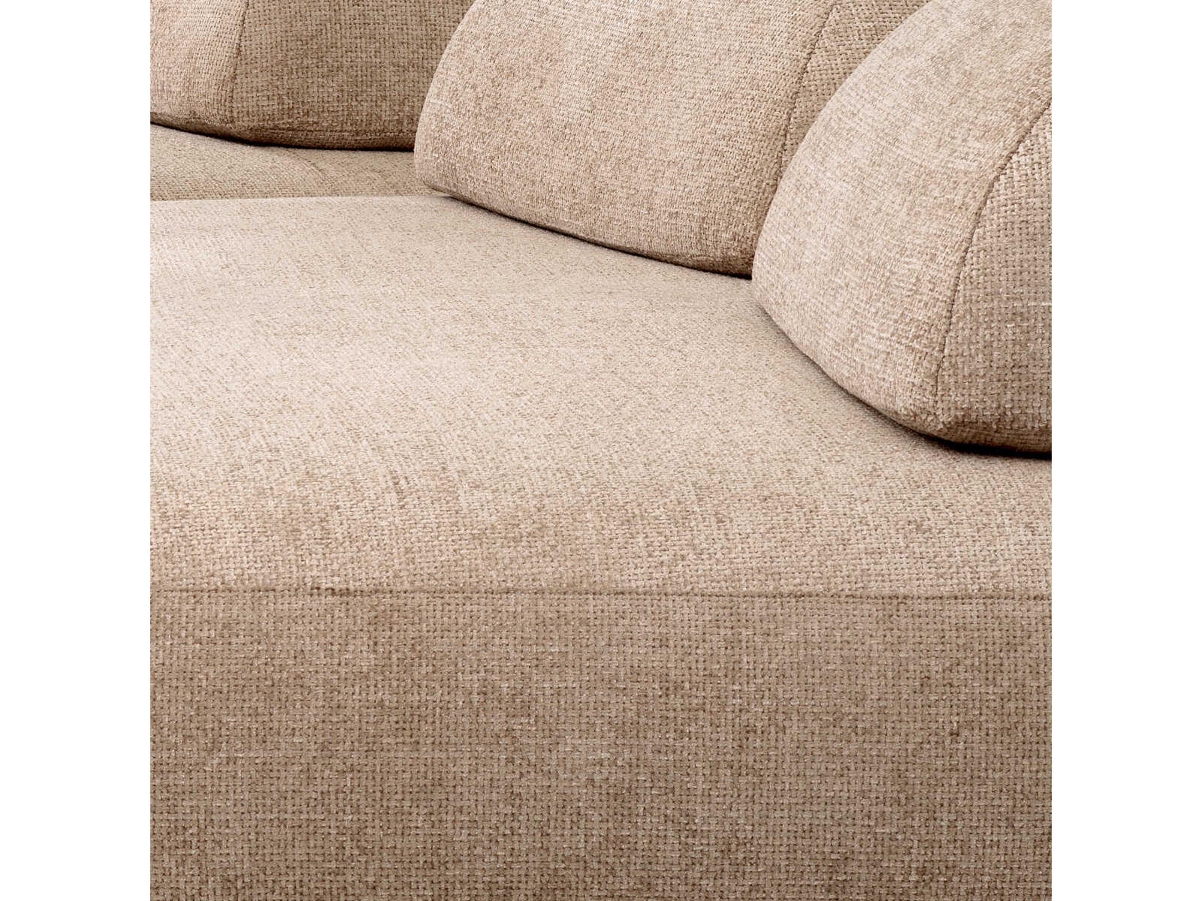 Eichholtz Residenza Lyssa Sand Black Feet Beige Upholstered Modular