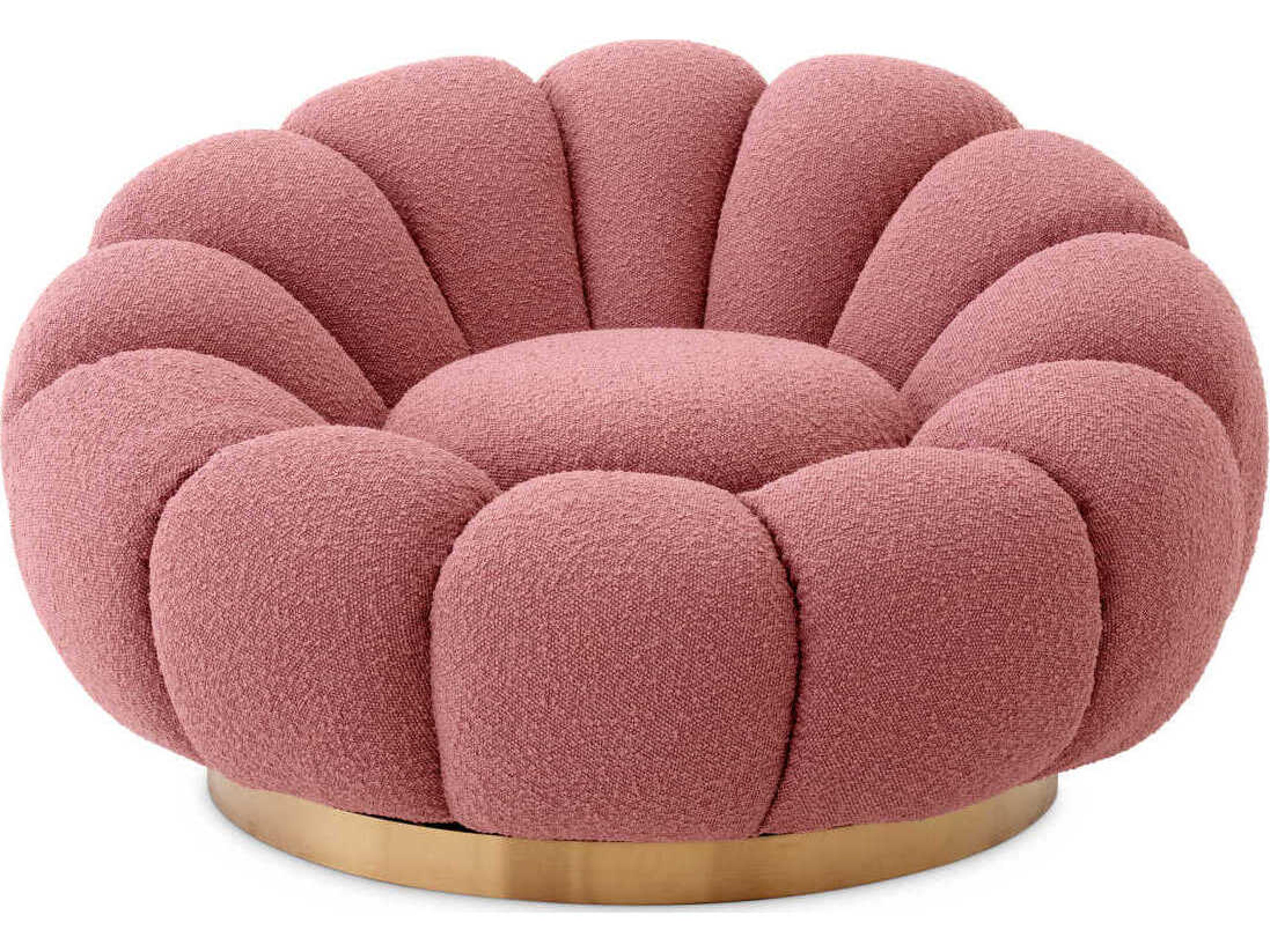 Eichholtz Mello Swivel Pink Accent Chair