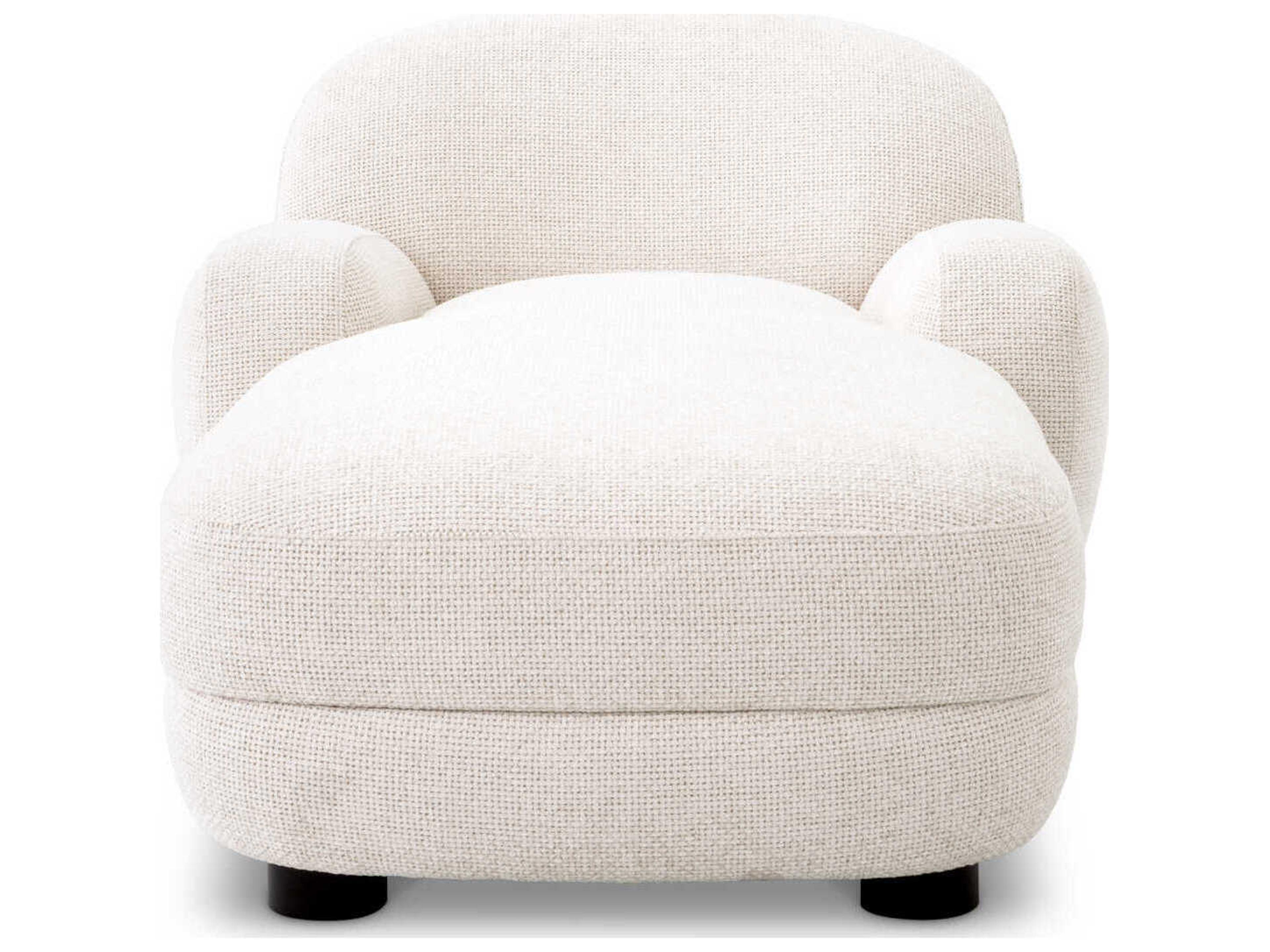Eichholtz Chaise White Upholstered