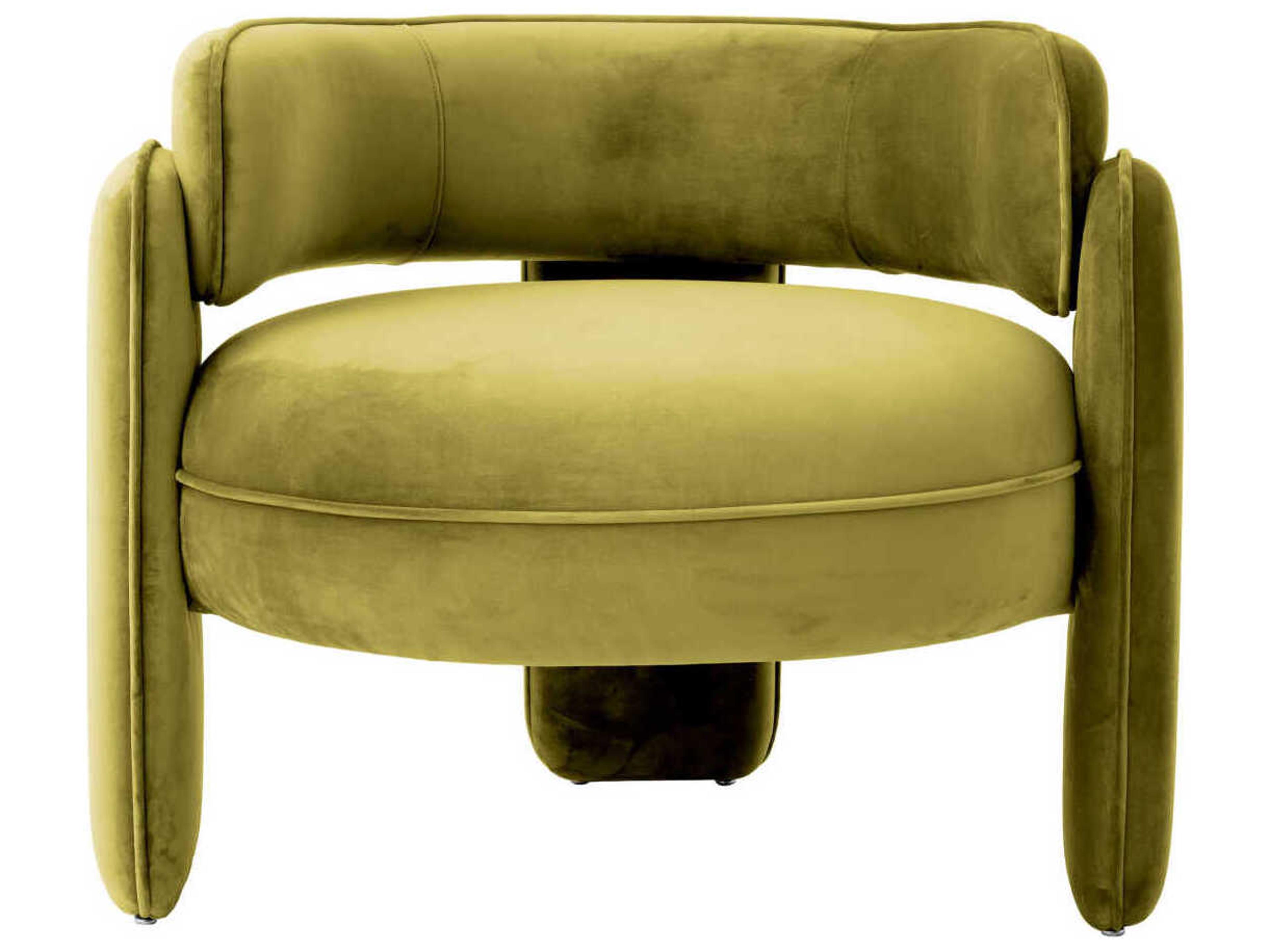 Eichholtz Chaplin Green Velvet Accent Chair