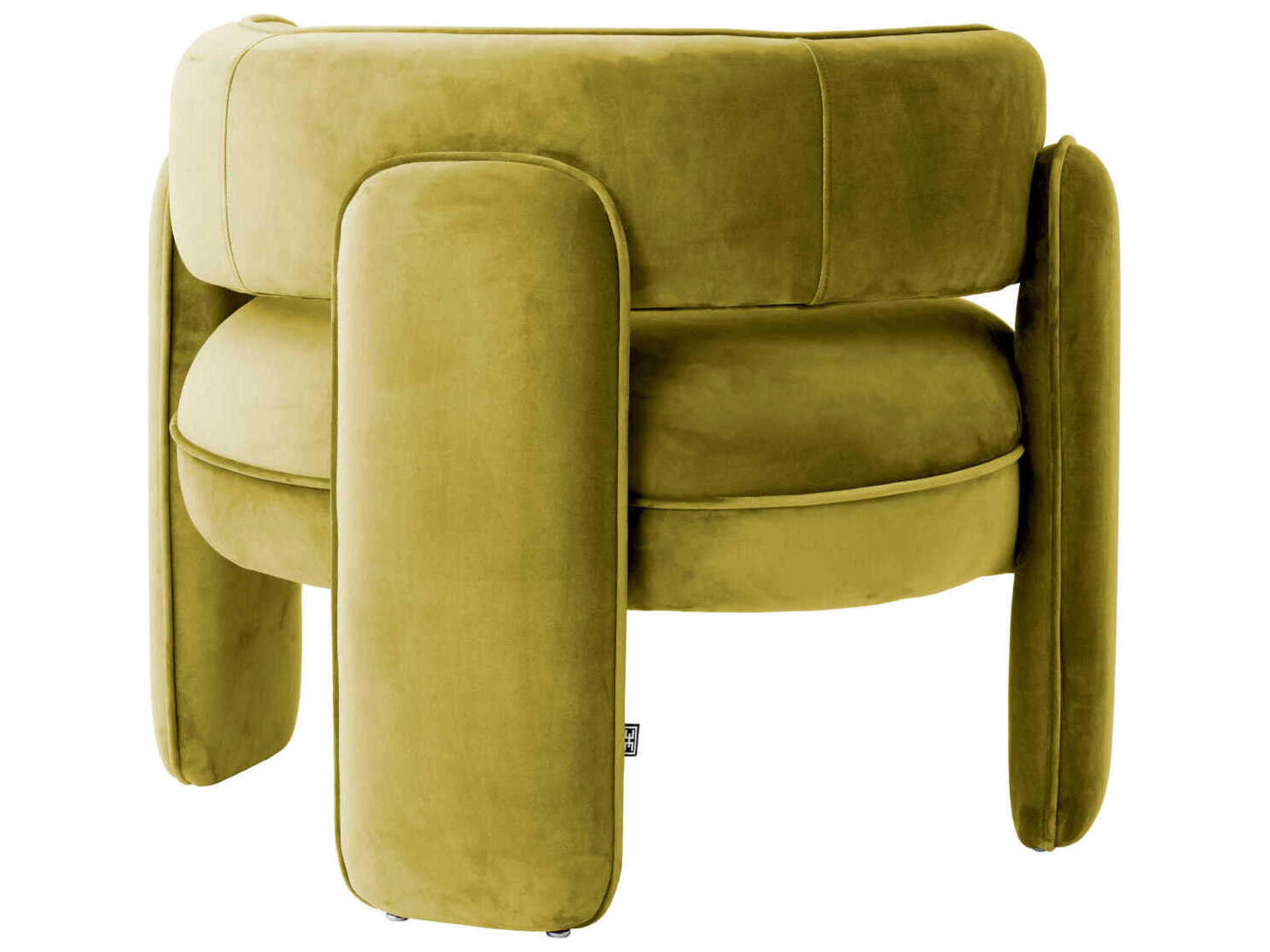 Eichholtz Chaplin Green Velvet Accent Chair