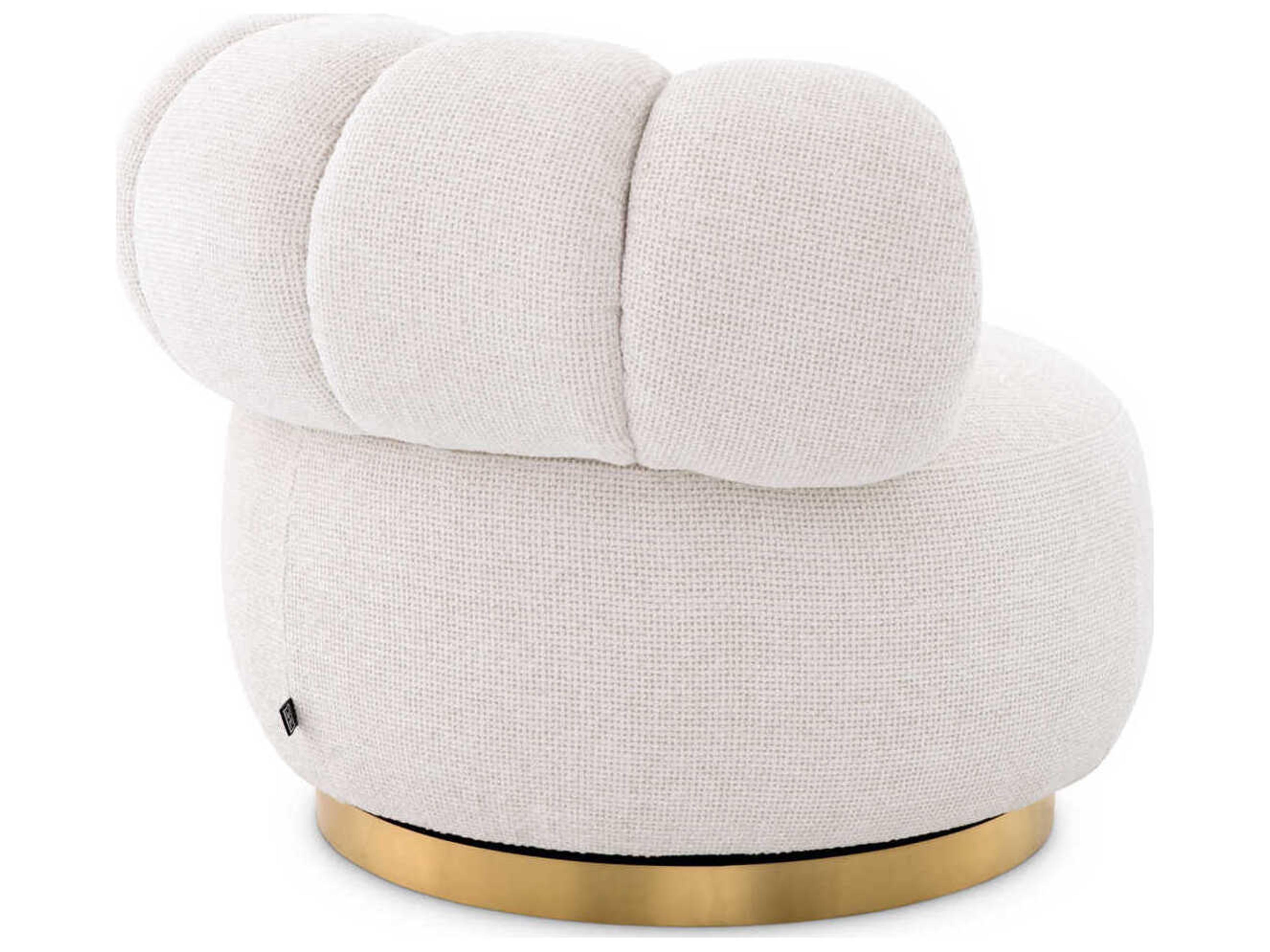 Eichholtz Phedra Swivel White Accent Chair
