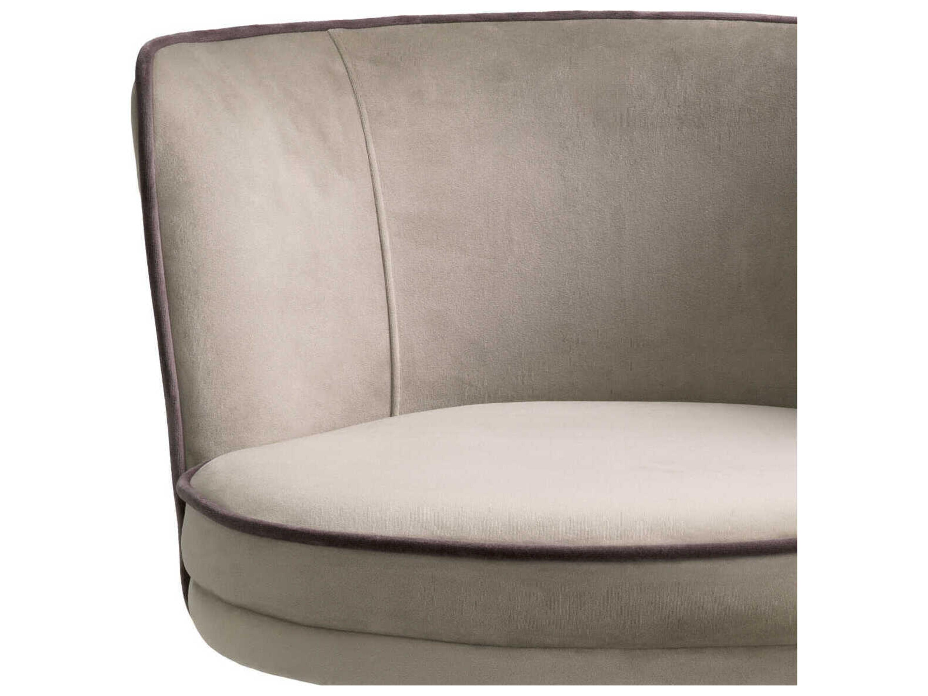 Eichholtz Grenada Velvet Upholstered Swivel Bar Stool