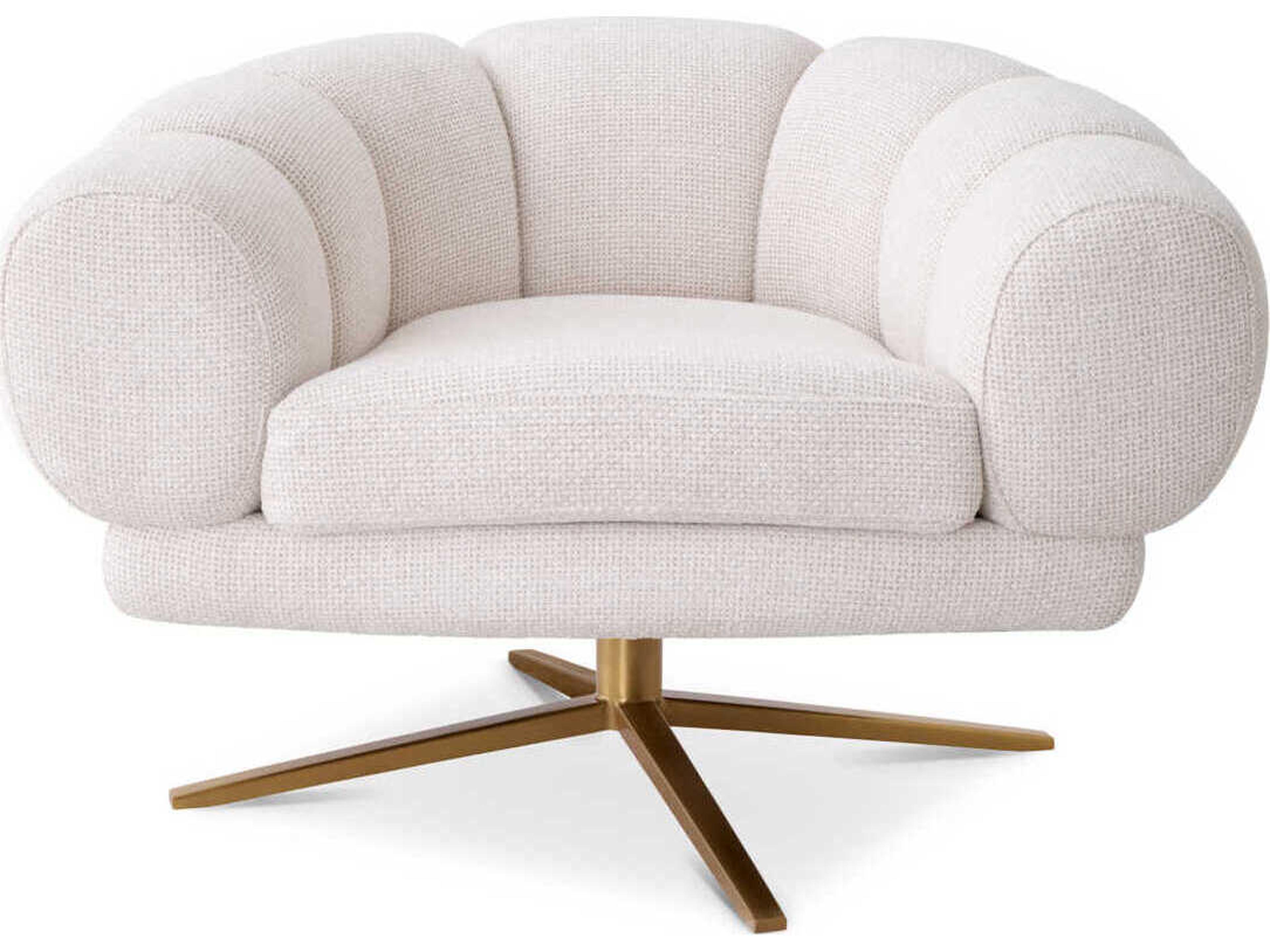 Eichholtz Sunset Swivel Cream Accent Chair