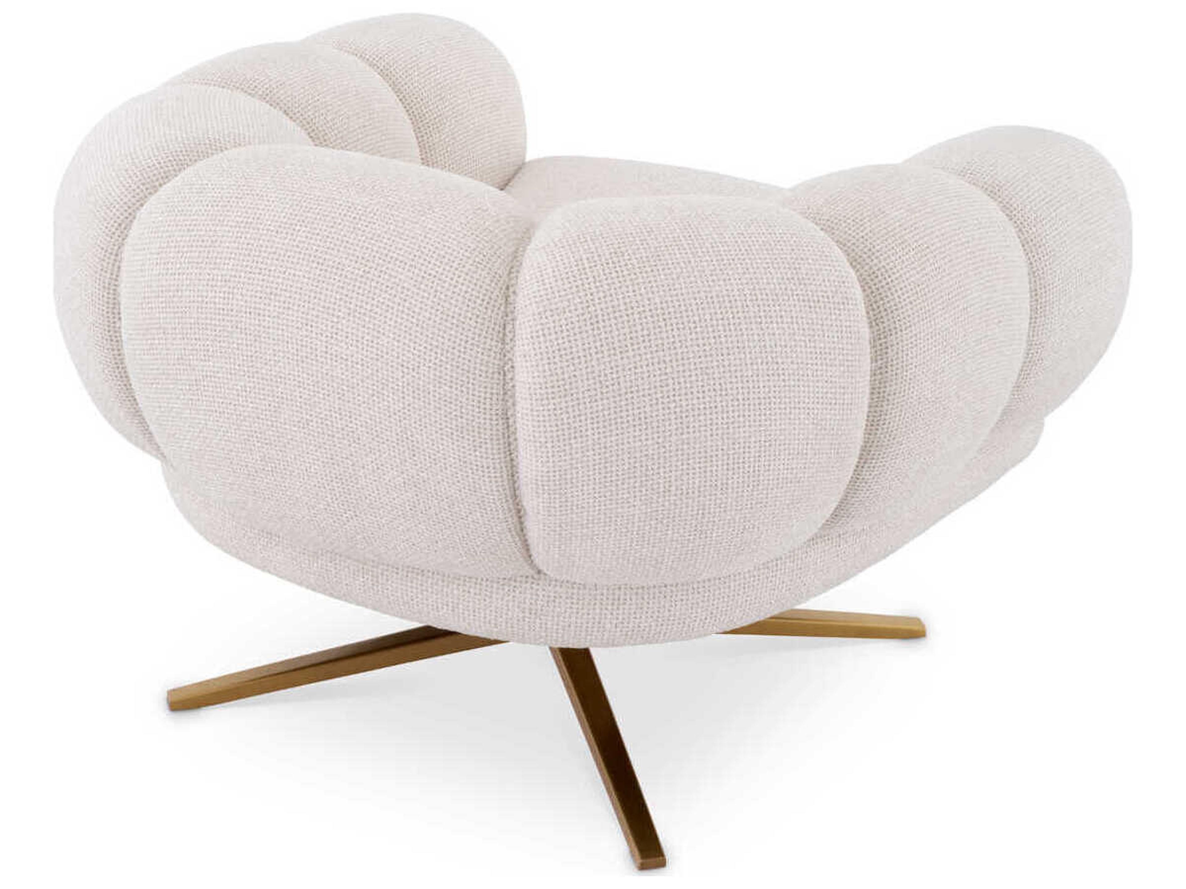 Eichholtz Sunset Swivel Cream Accent Chair