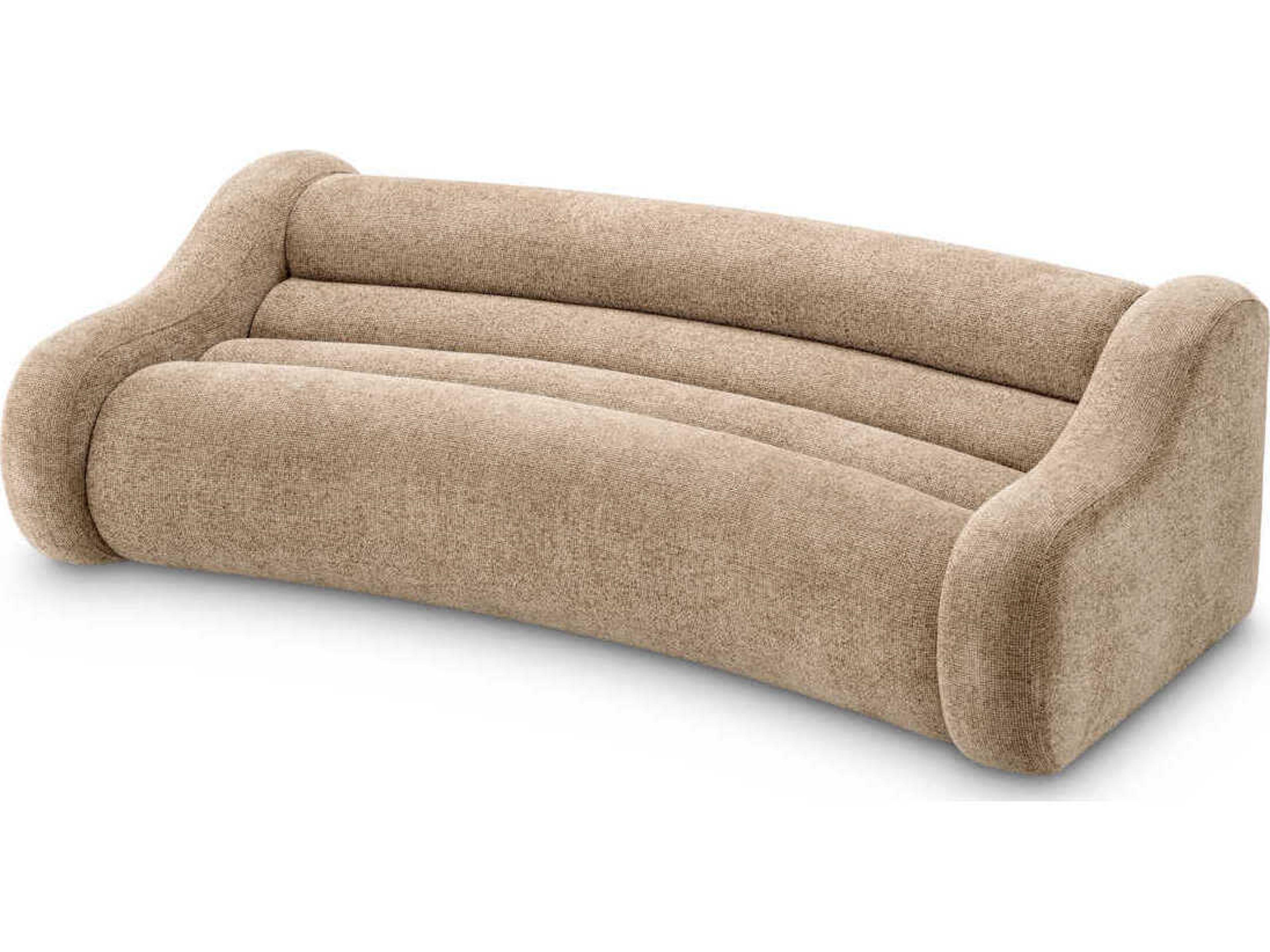 Carbone Lyssa Sand Beige Upholstered Sofa