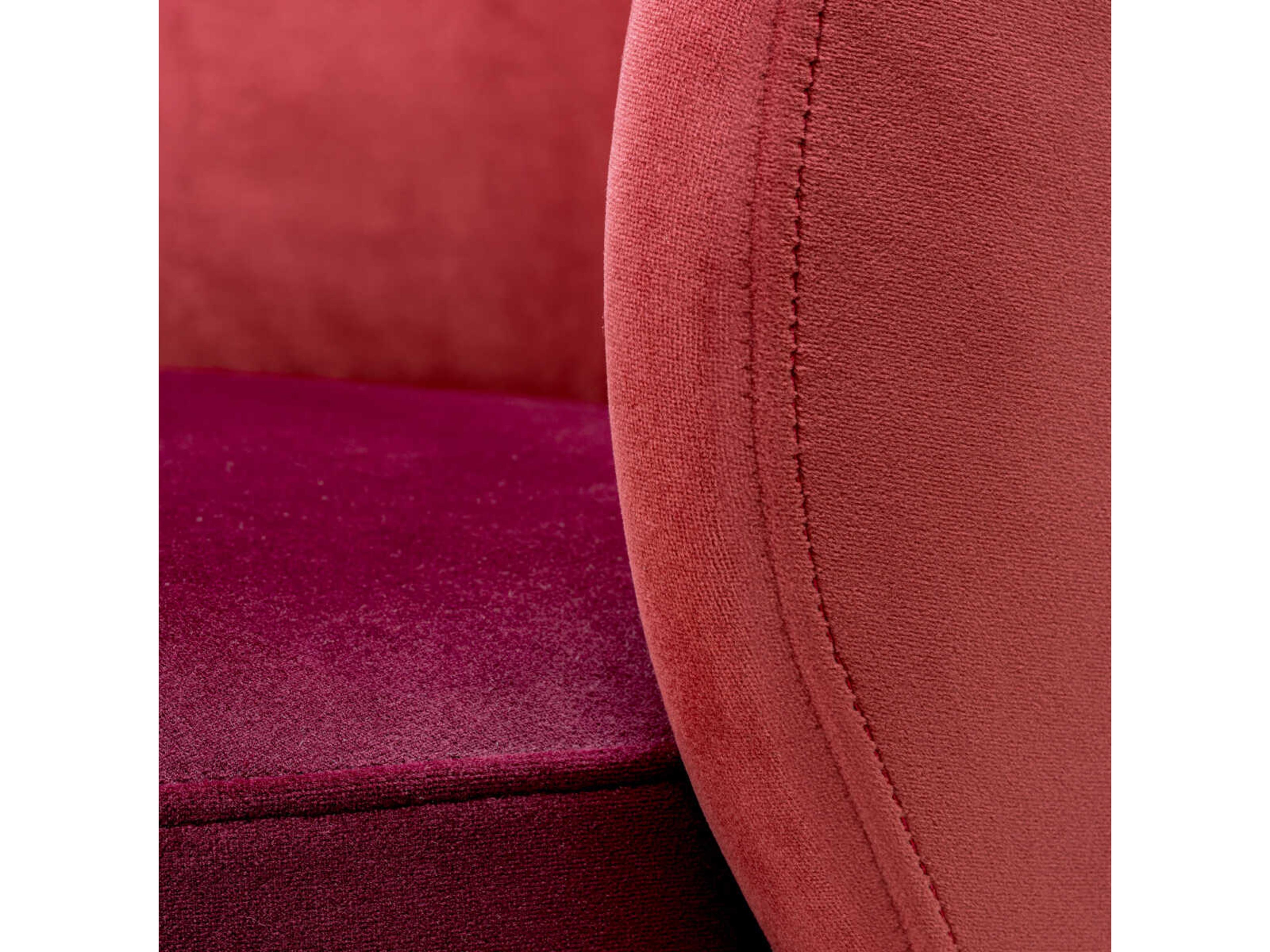 Eichholtz Greer Gold Velvet Upholstered Armless Dining Chair