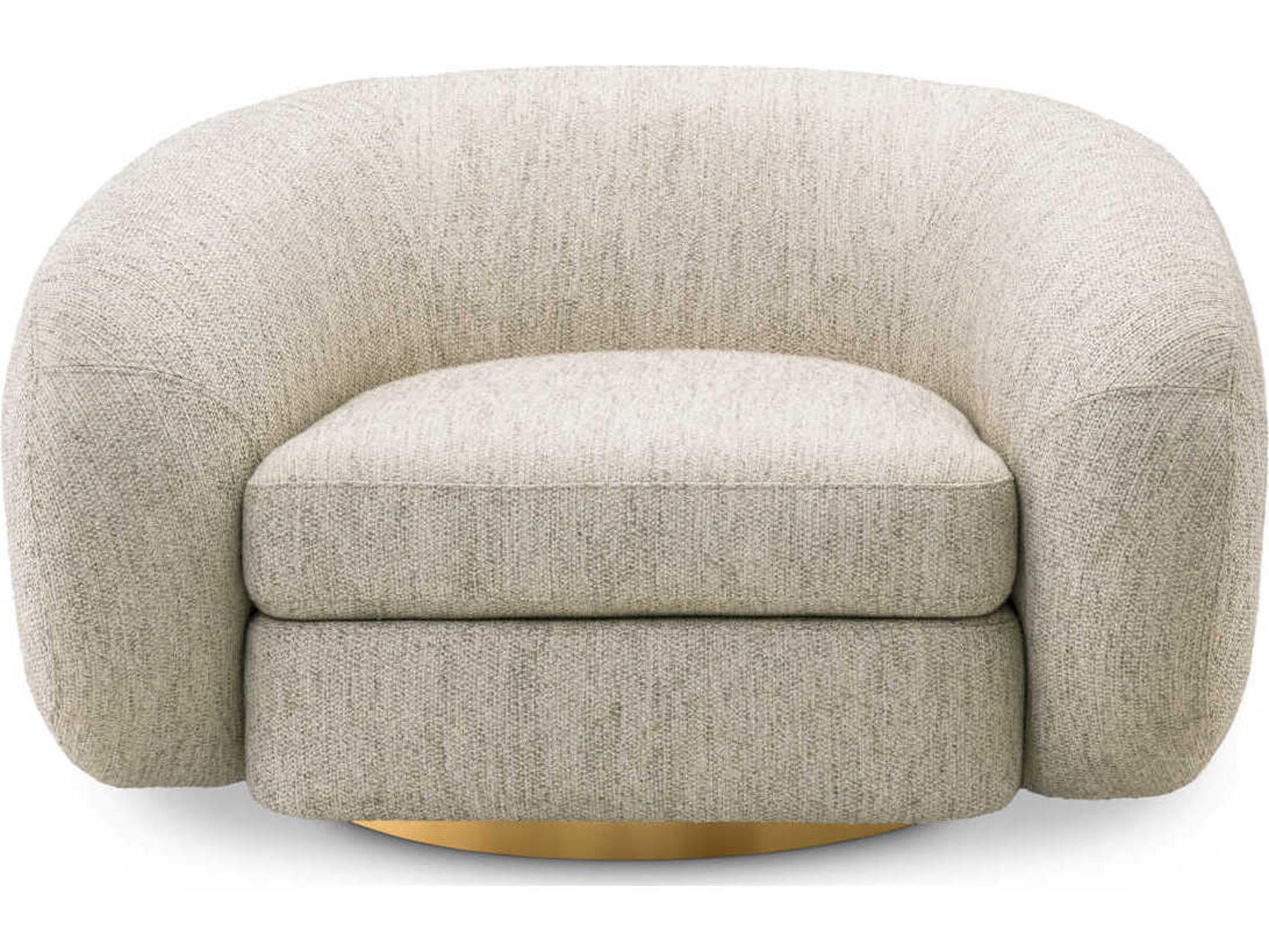Eichholtz Cosenza Swivel Gray Accent Chair
