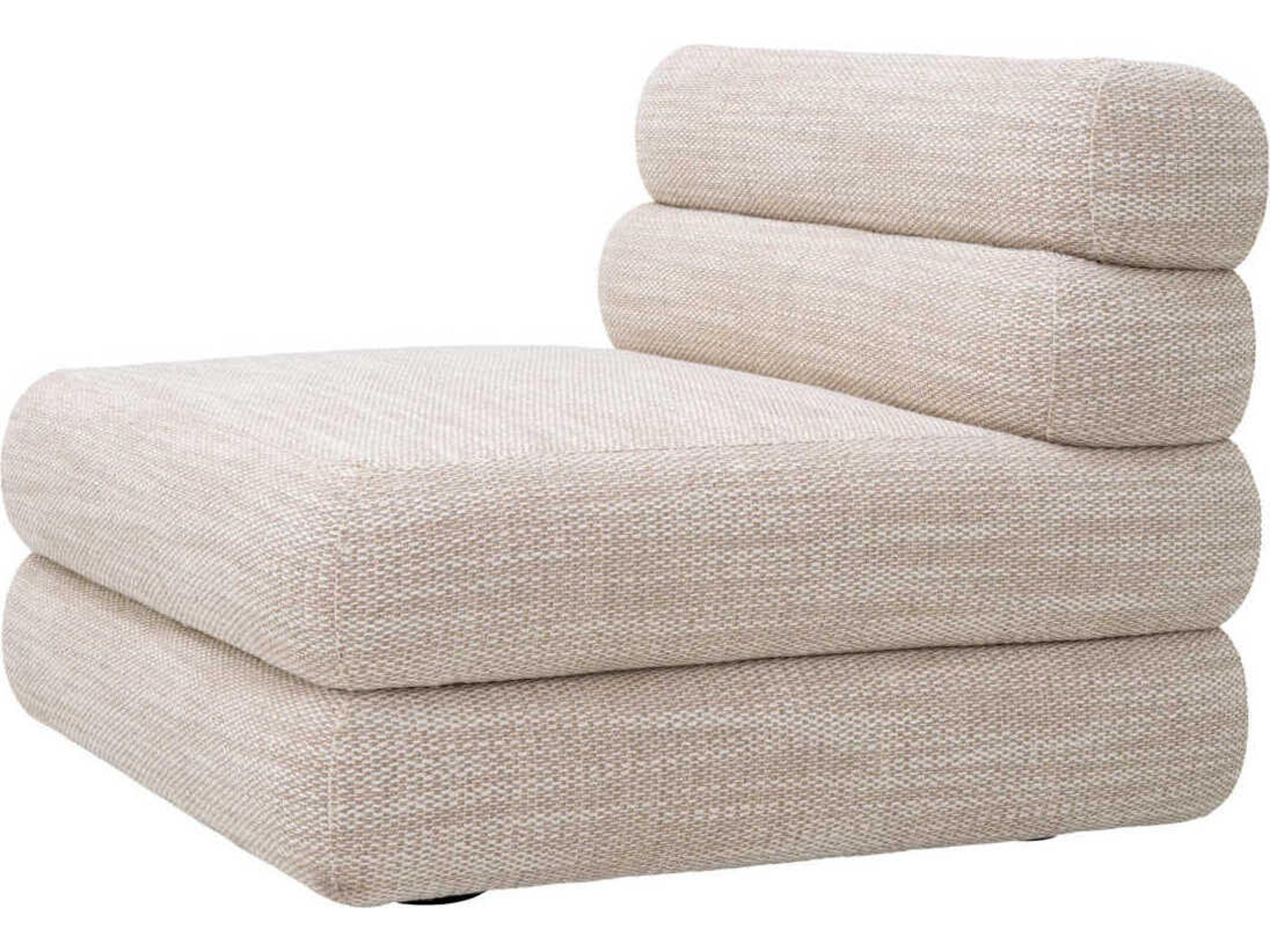 Eichholtz Malaga Skyward Sand Black Feet Beige Upholstered Modular