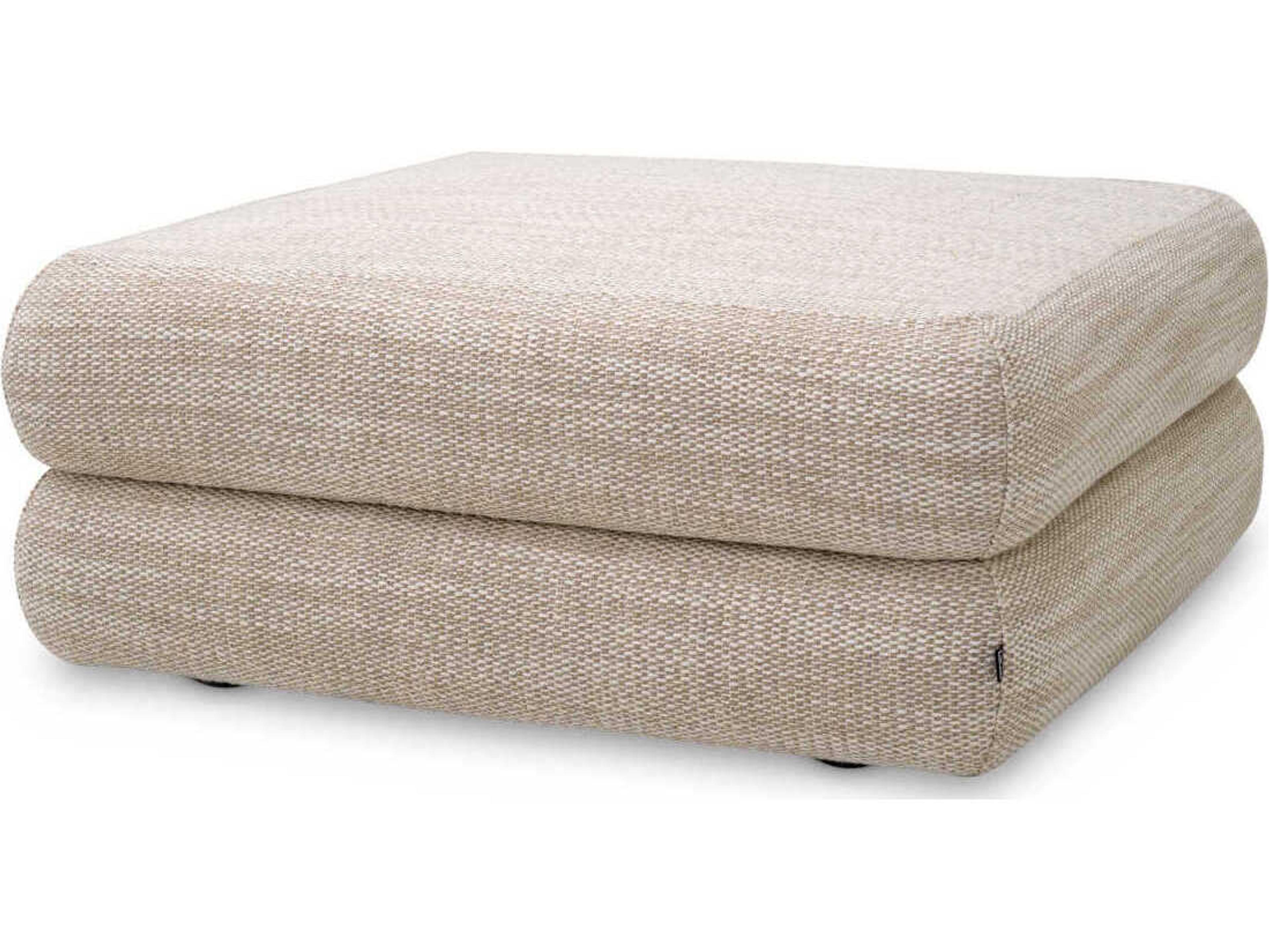 Eichholtz Malaga Skyward Sand Black Feet Beige Upholstered Modular