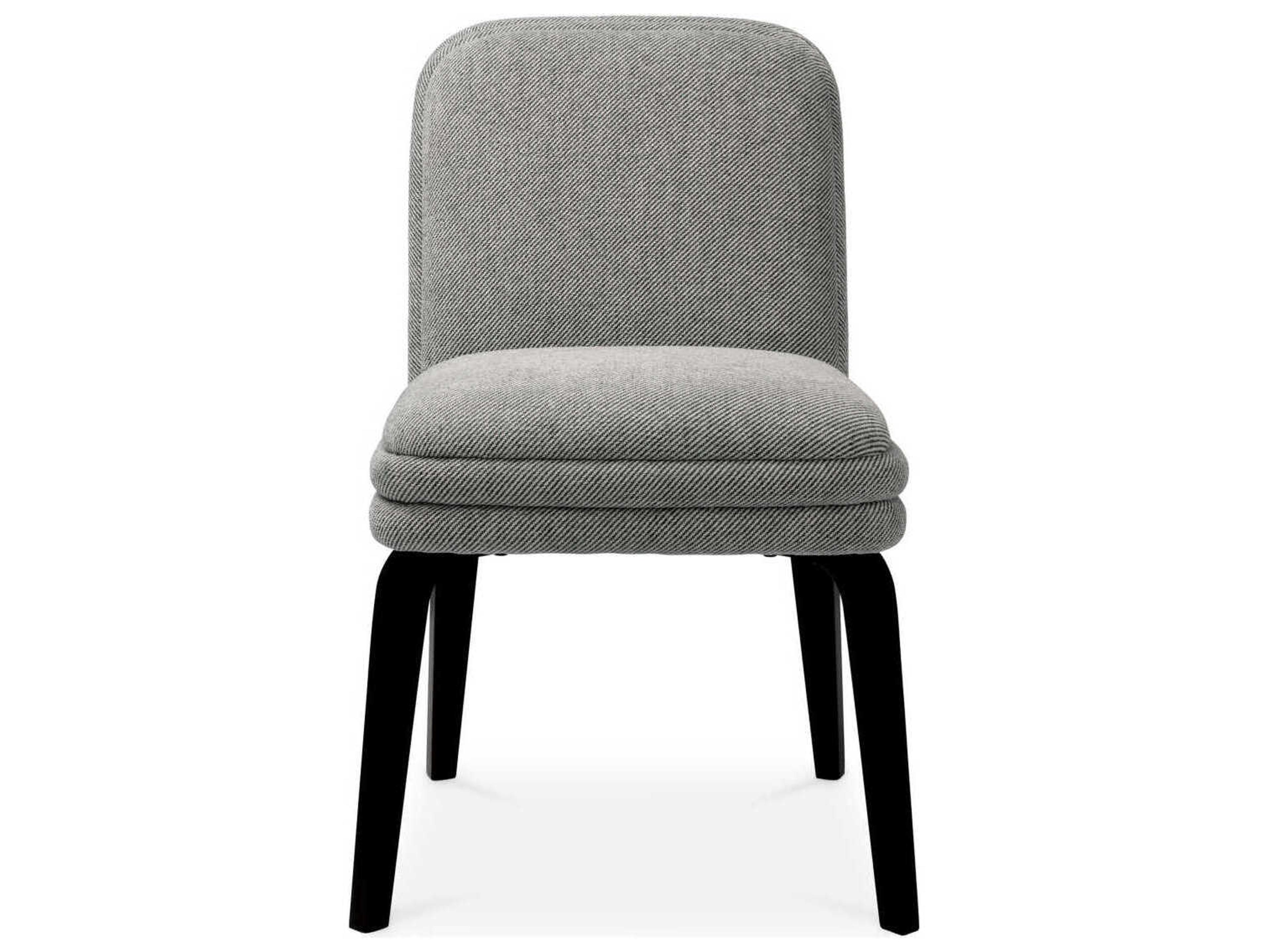 Eichholtz Lucia Gray Upholstered Armless Dining Chair