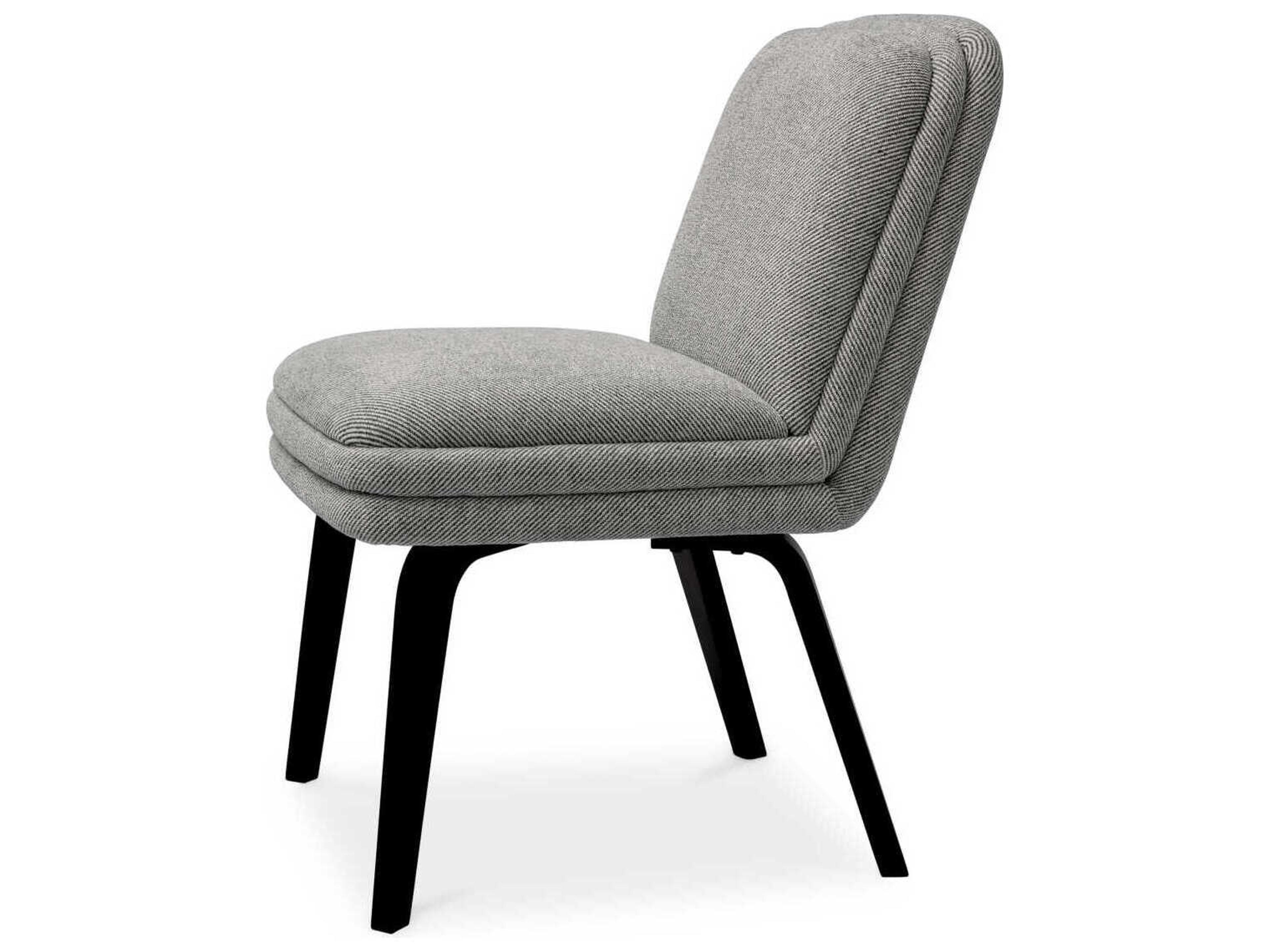 Eichholtz Lucia Gray Upholstered Armless Dining Chair