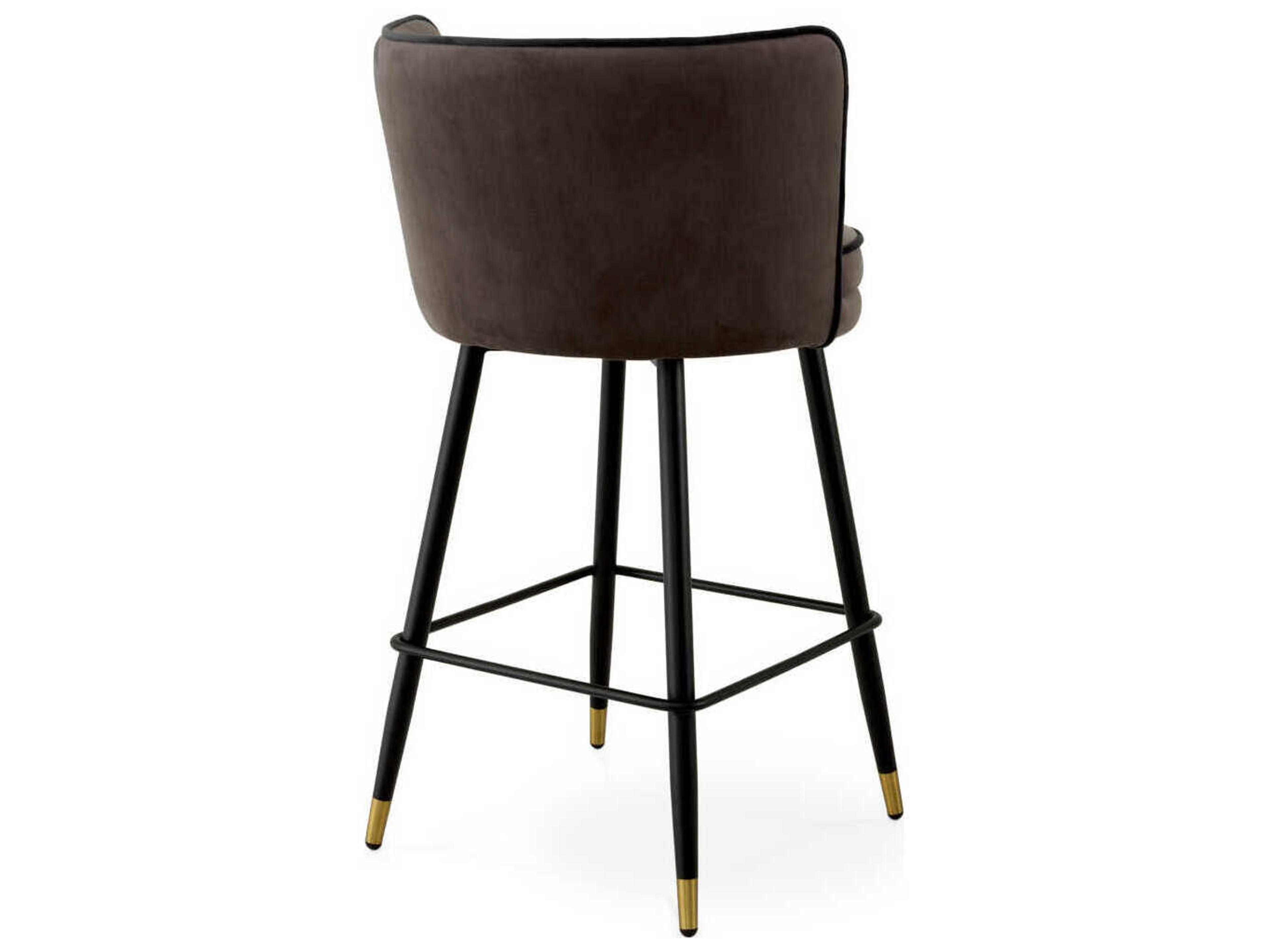 Eichholtz Grenada Upholstered Swivel Counter Stool