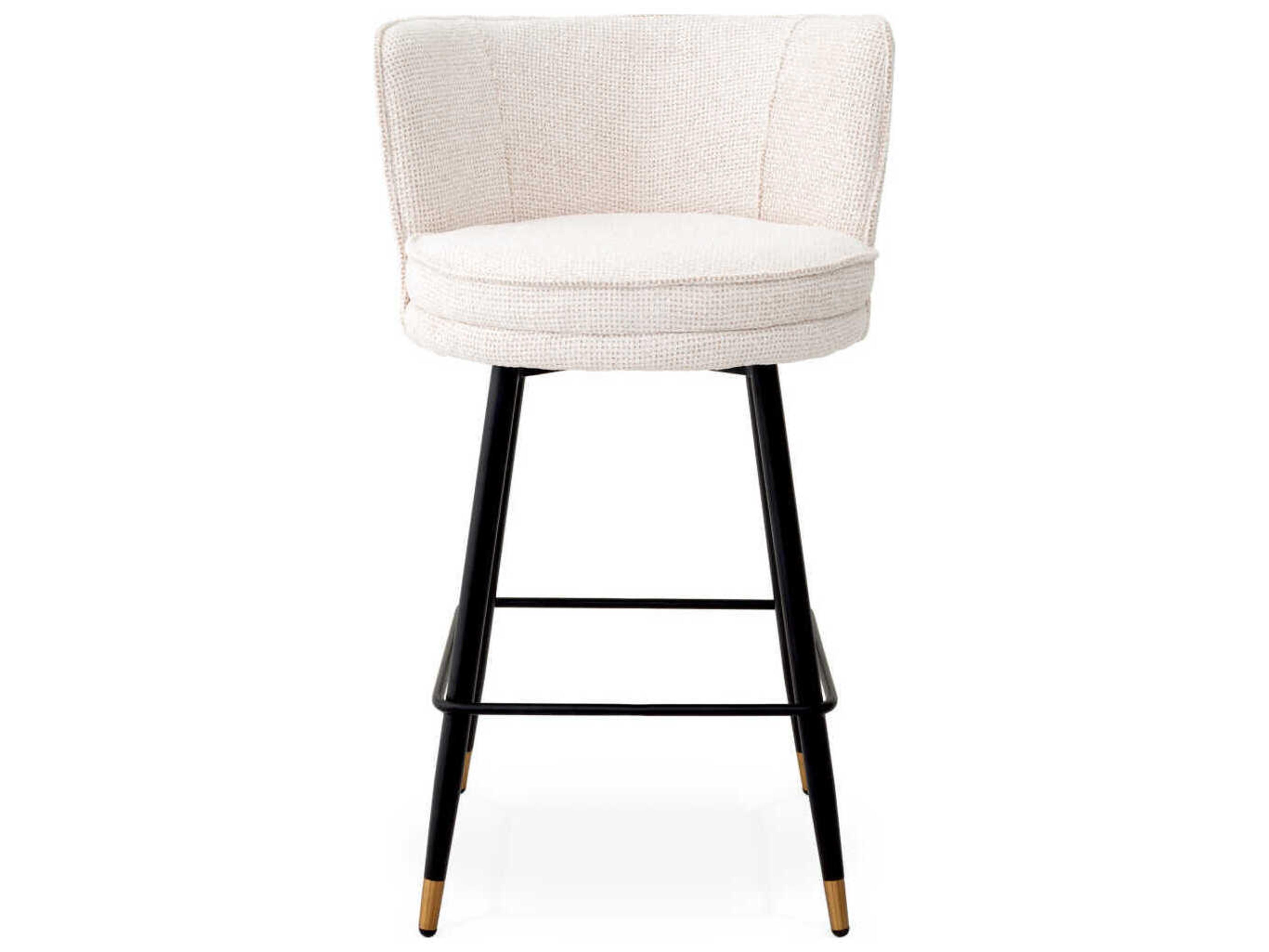 Eichholtz Grenada Upholstered Swivel Counter Stool
