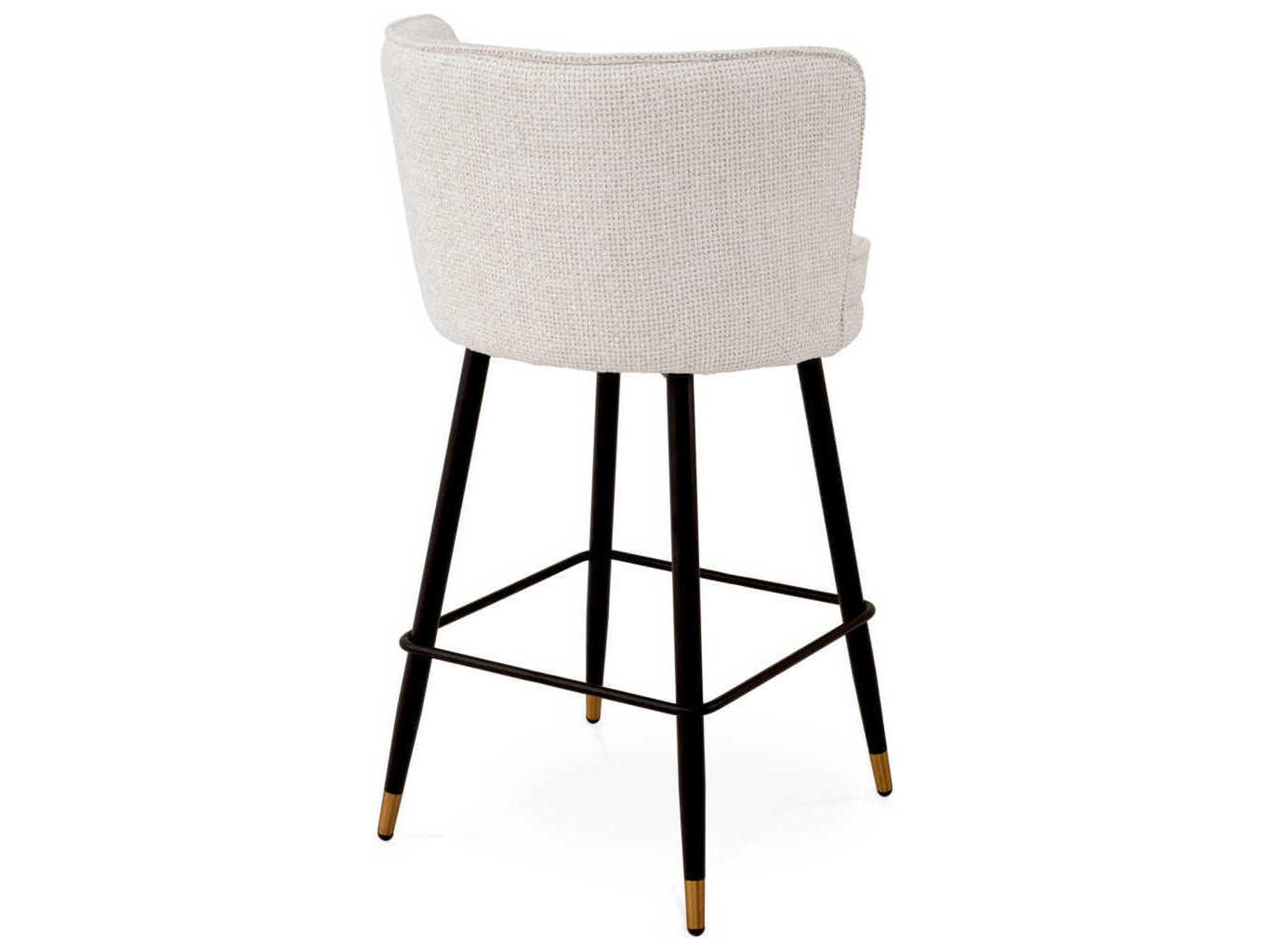 Eichholtz Grenada Upholstered Swivel Counter Stool