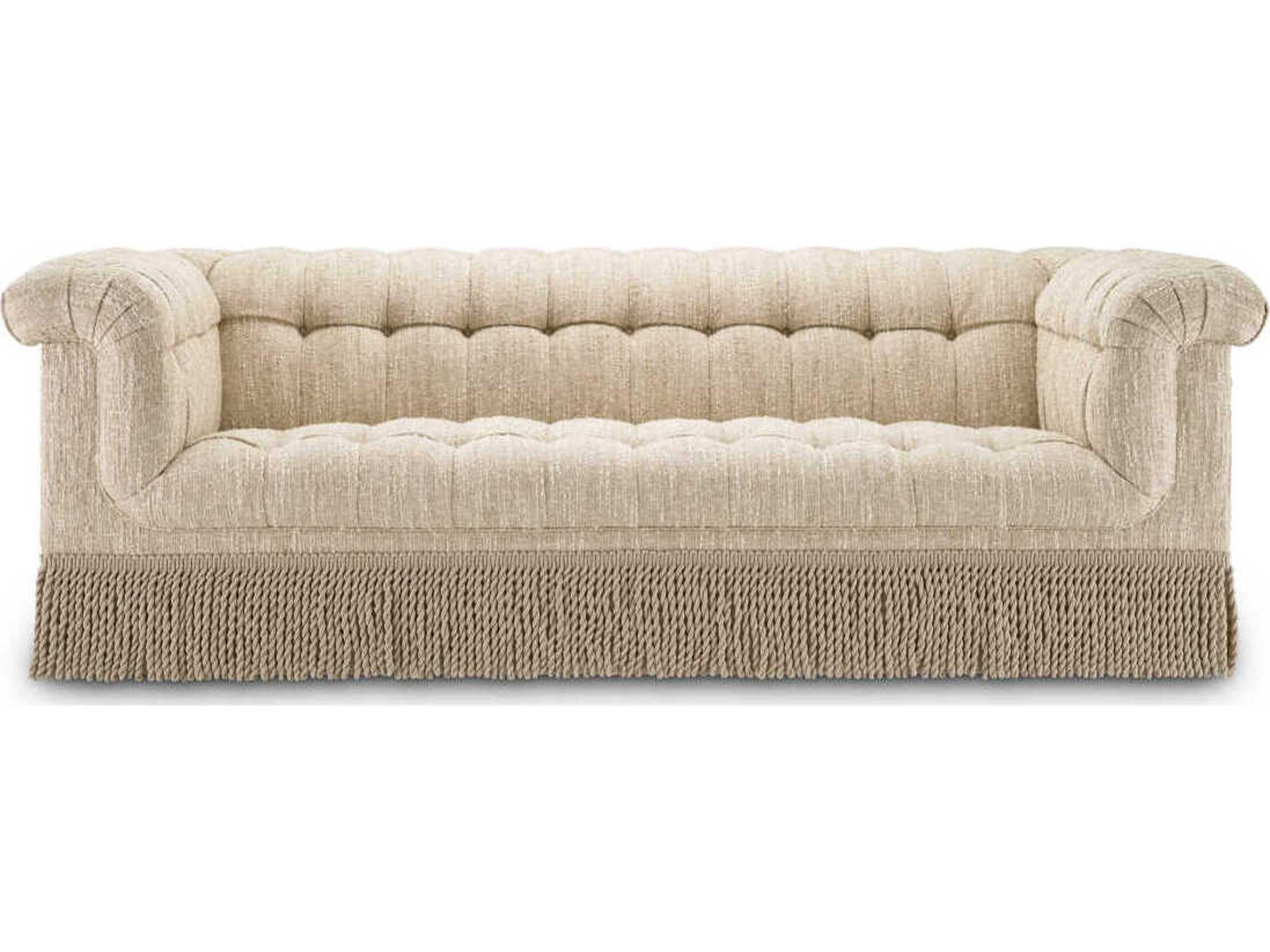 Eichholtz Dorantes Boucle Sonata Cream Upholstered Sofa