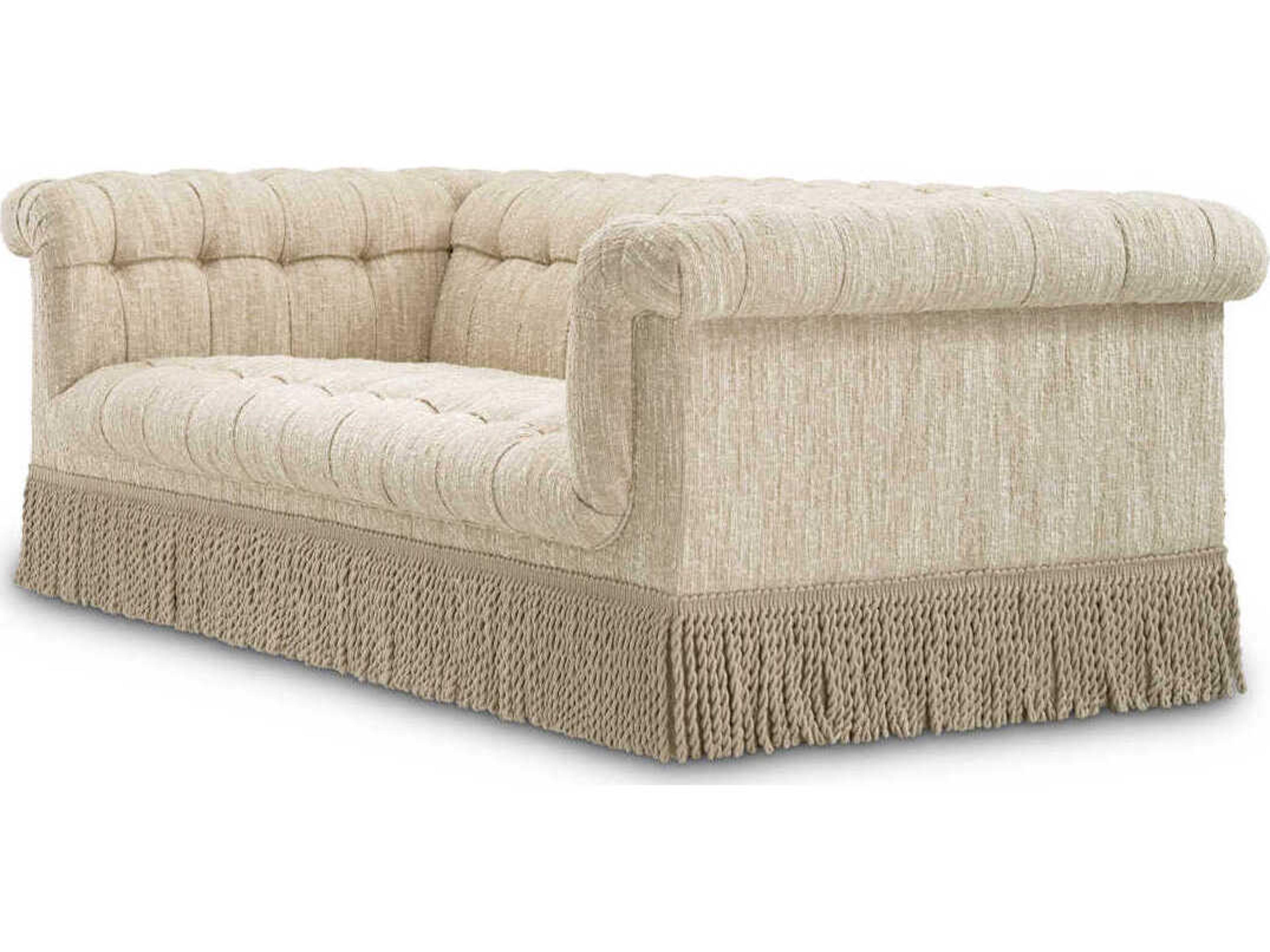 Eichholtz Dorantes Boucle Sonata Cream Upholstered Sofa