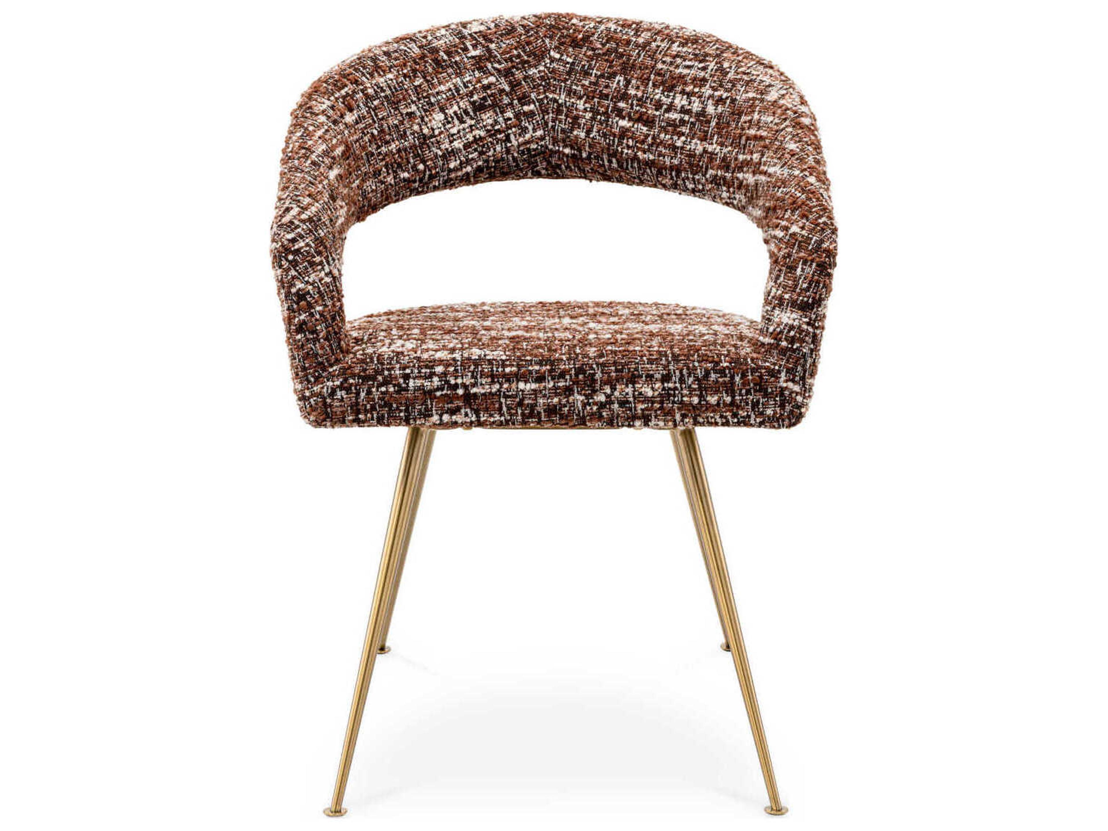 Eichholtz Bravo Red Upholstered Arm Dining Chair