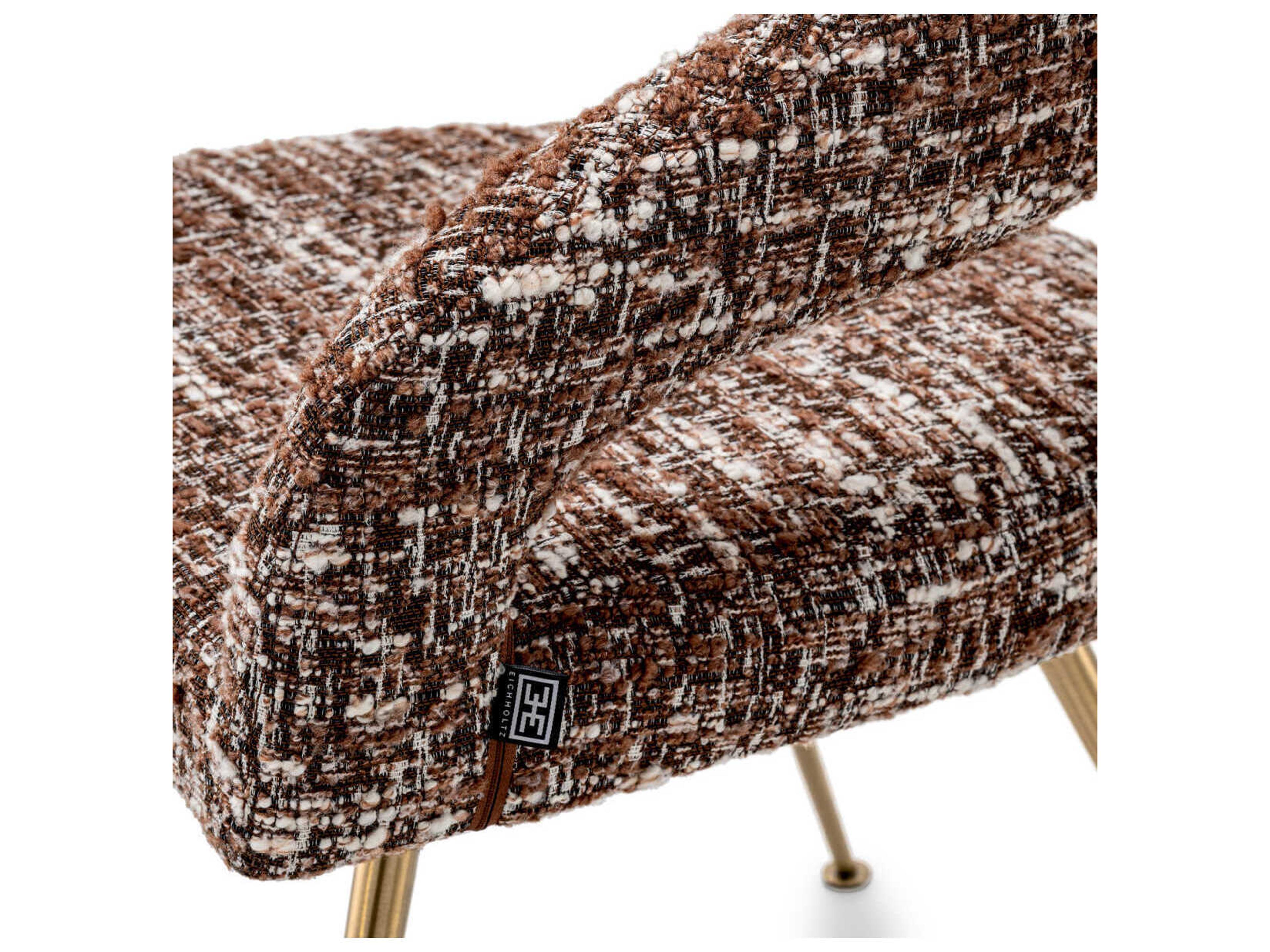 Eichholtz Bravo Red Upholstered Arm Dining Chair