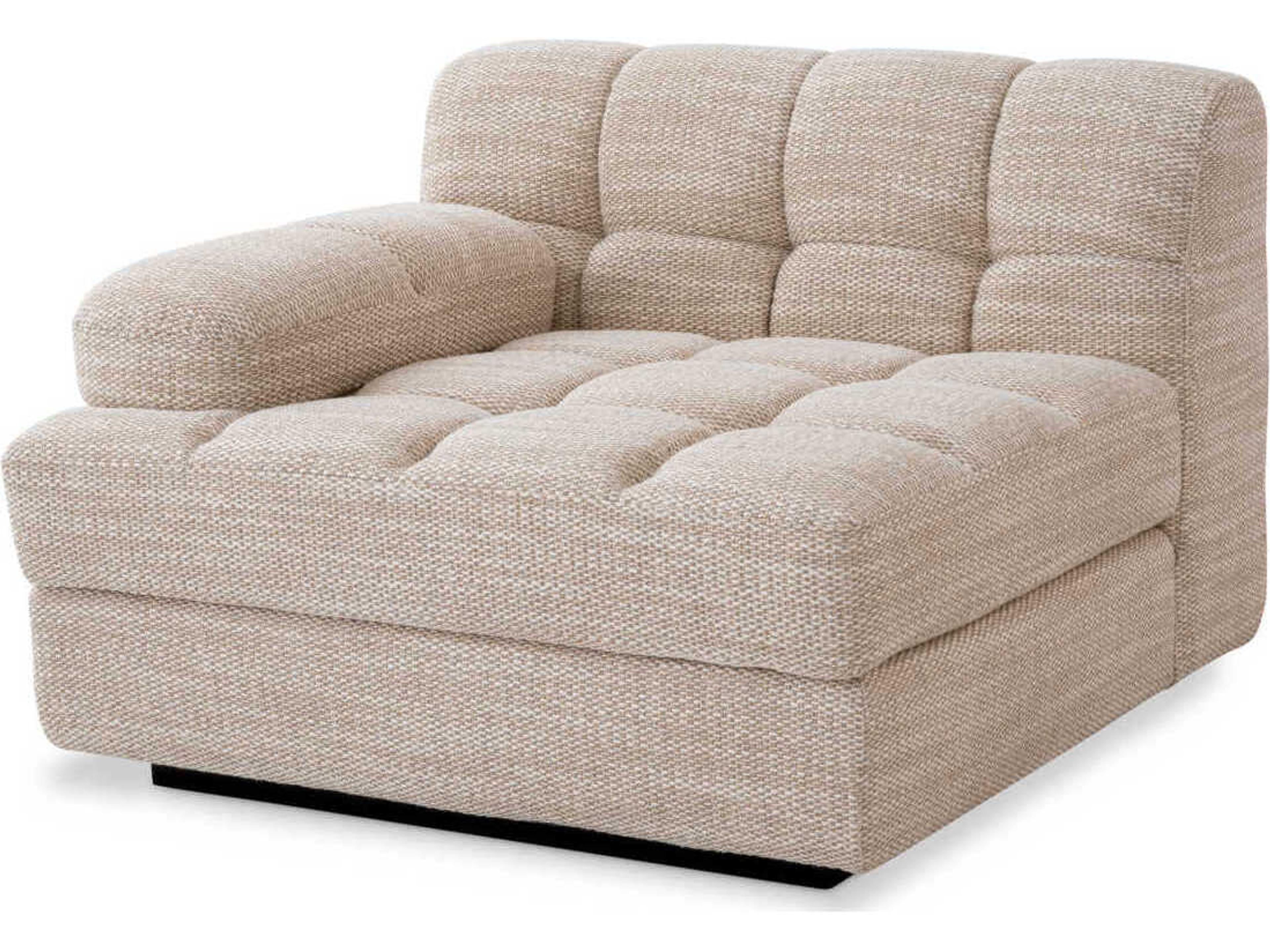 Dean Skyward Sand Beige Upholstered Modular