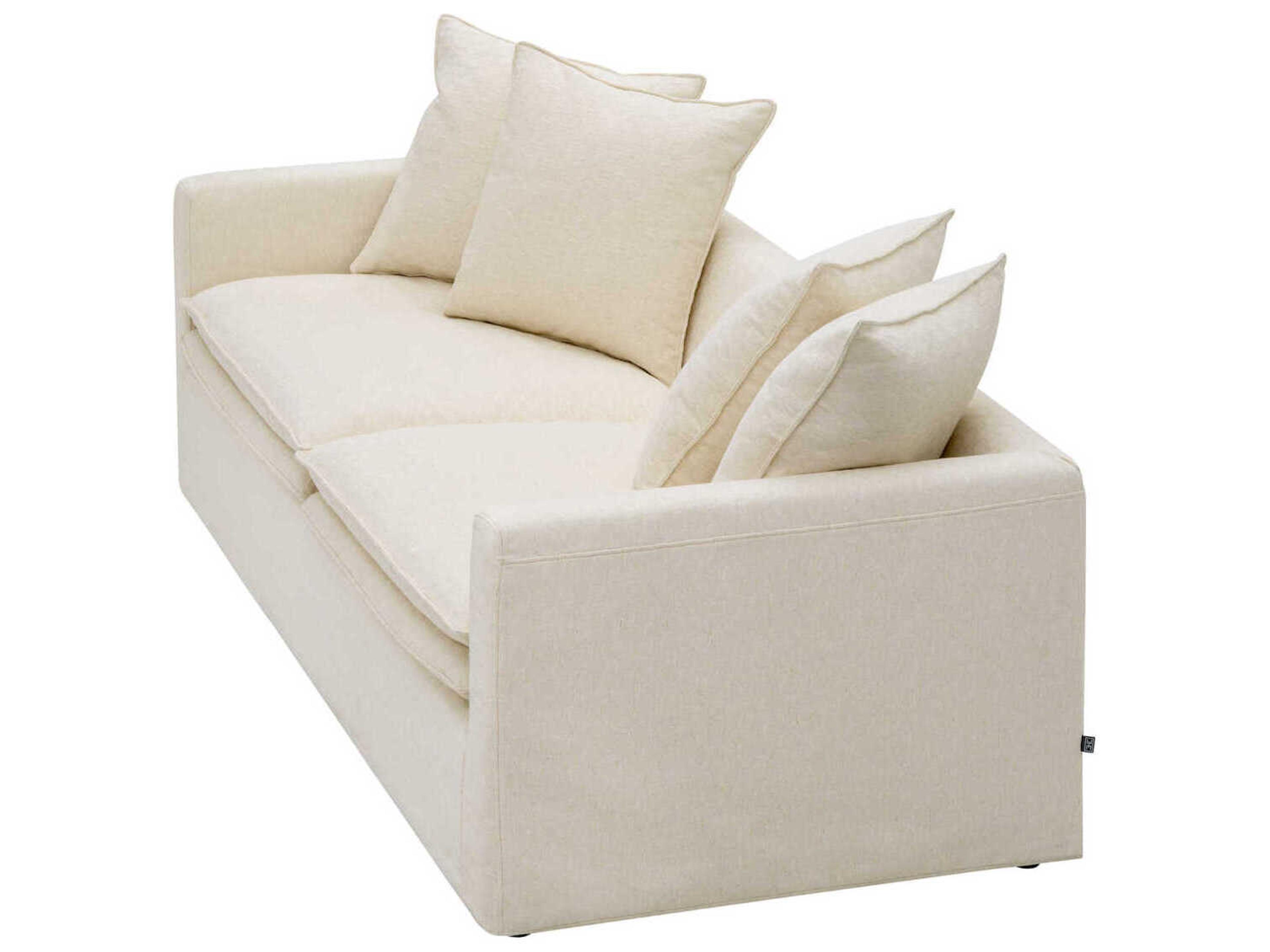 Eichholtz Montgomery White Upholstered Sofa