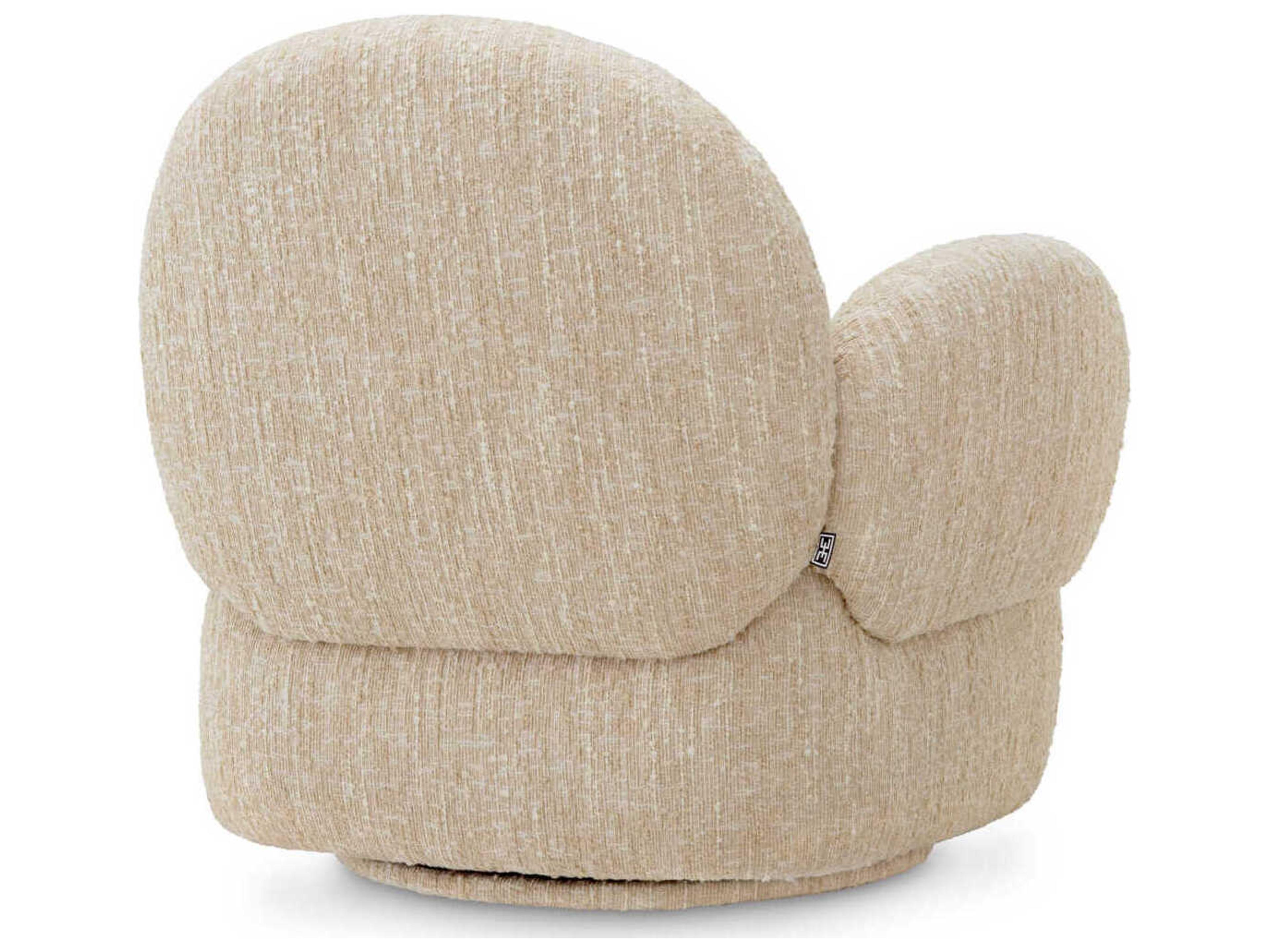 Eichholtz Madrone Swivel Cream Accent Chair