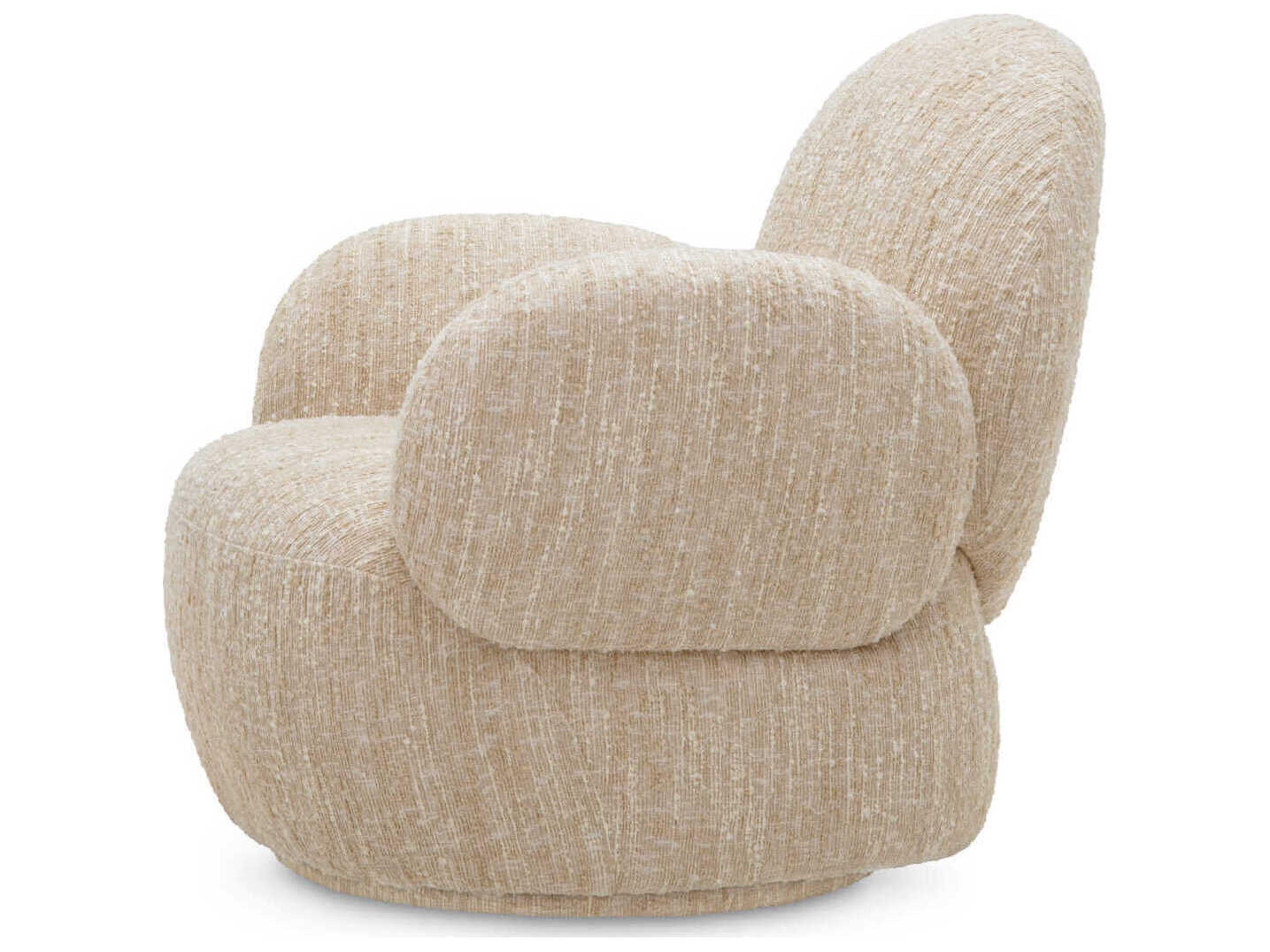 Eichholtz Madrone Swivel Cream Accent Chair