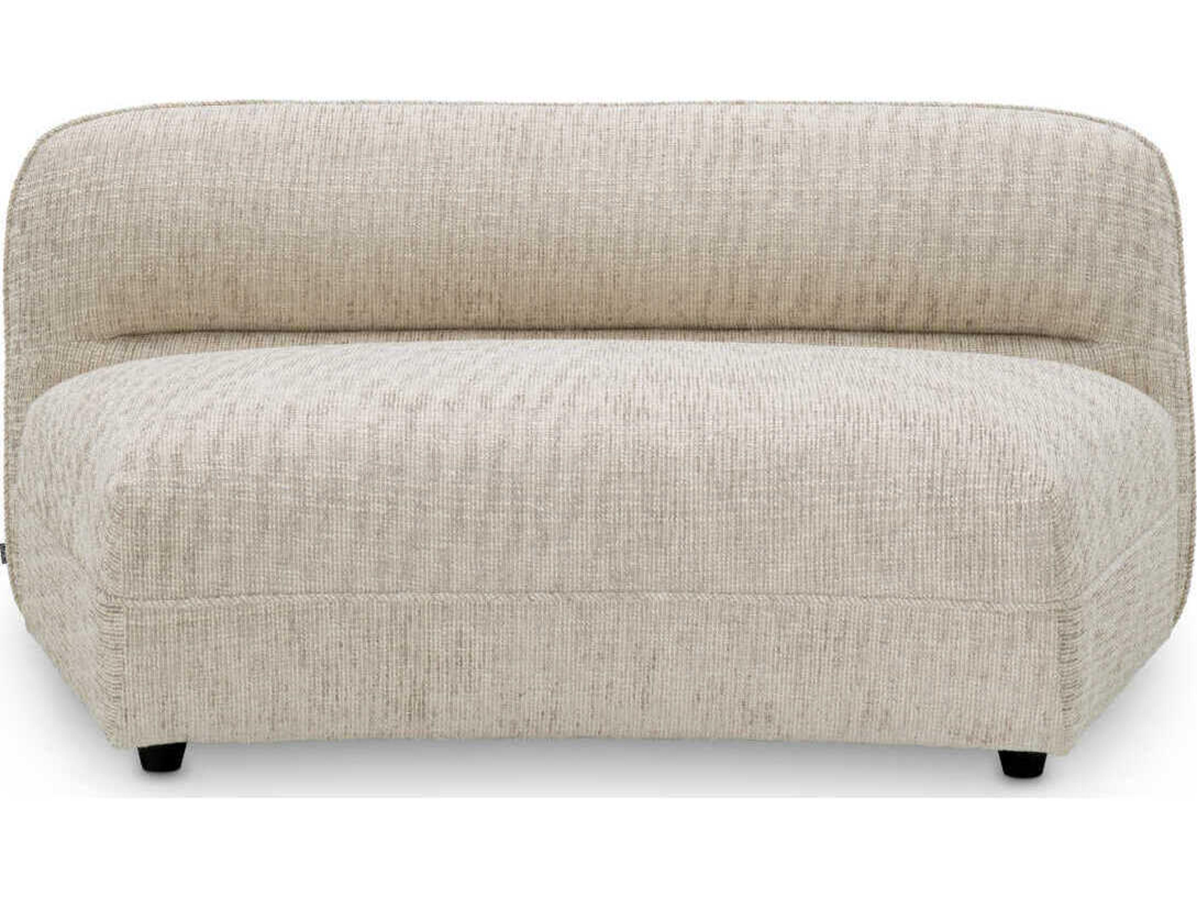 Eichholtz Grand Creststone Beige Black Feet Upholstered Modular