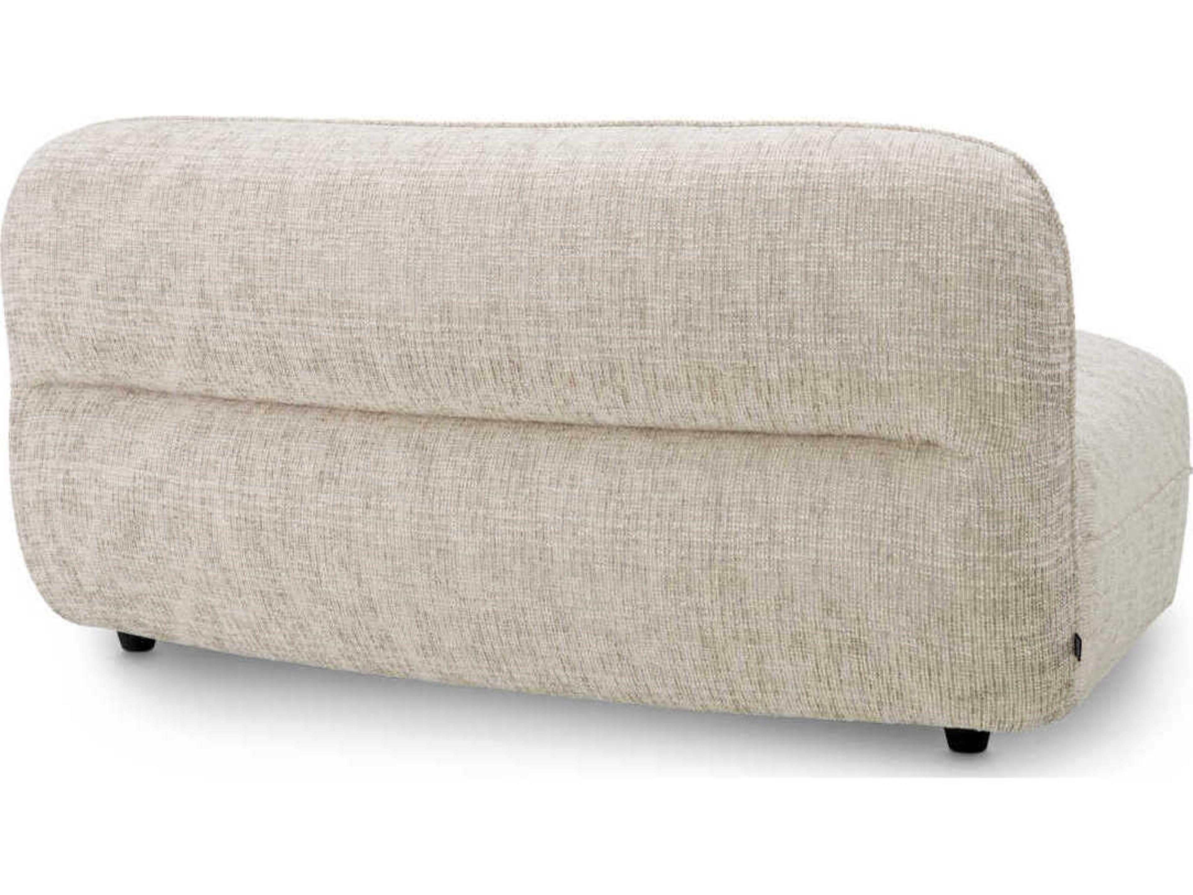 Eichholtz Grand Creststone Beige Black Feet Upholstered Modular