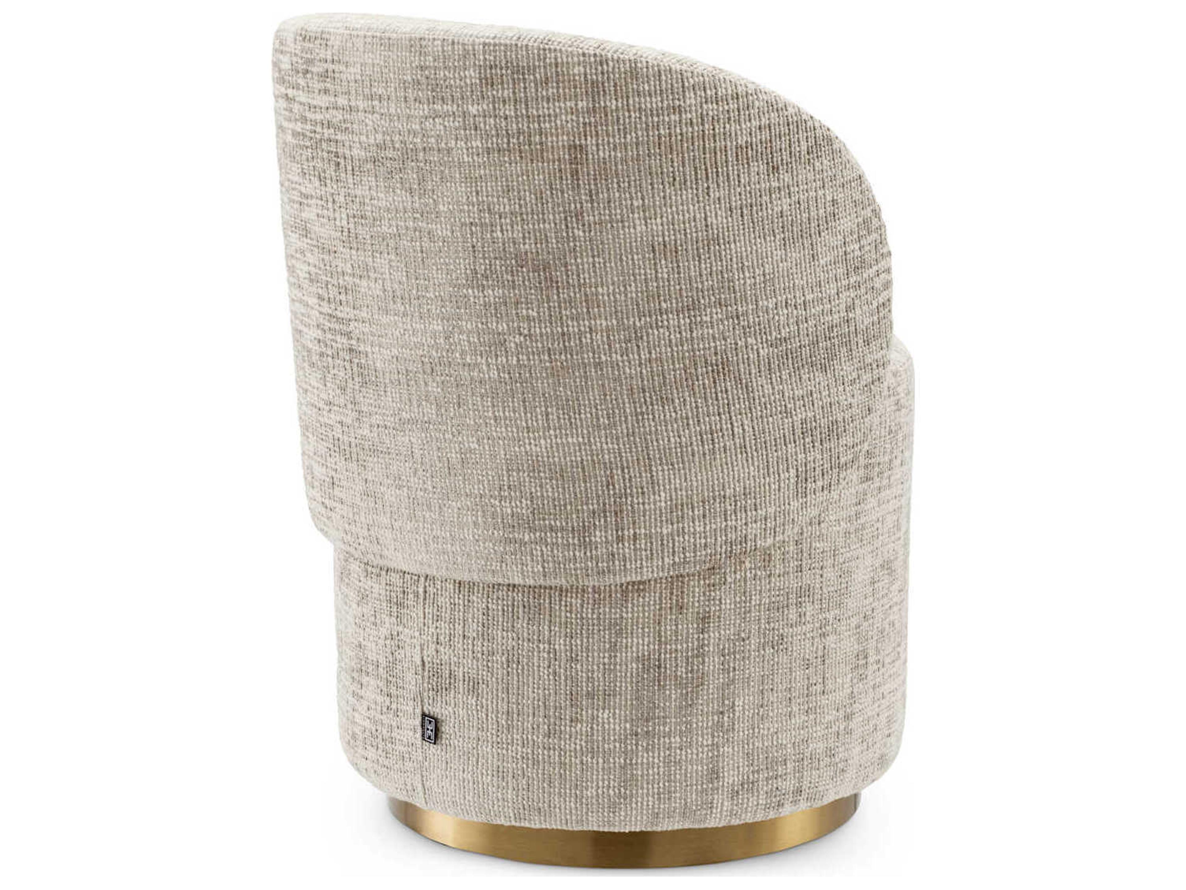 Eichholtz Greer Beige Upholstered Armless Dining Chair