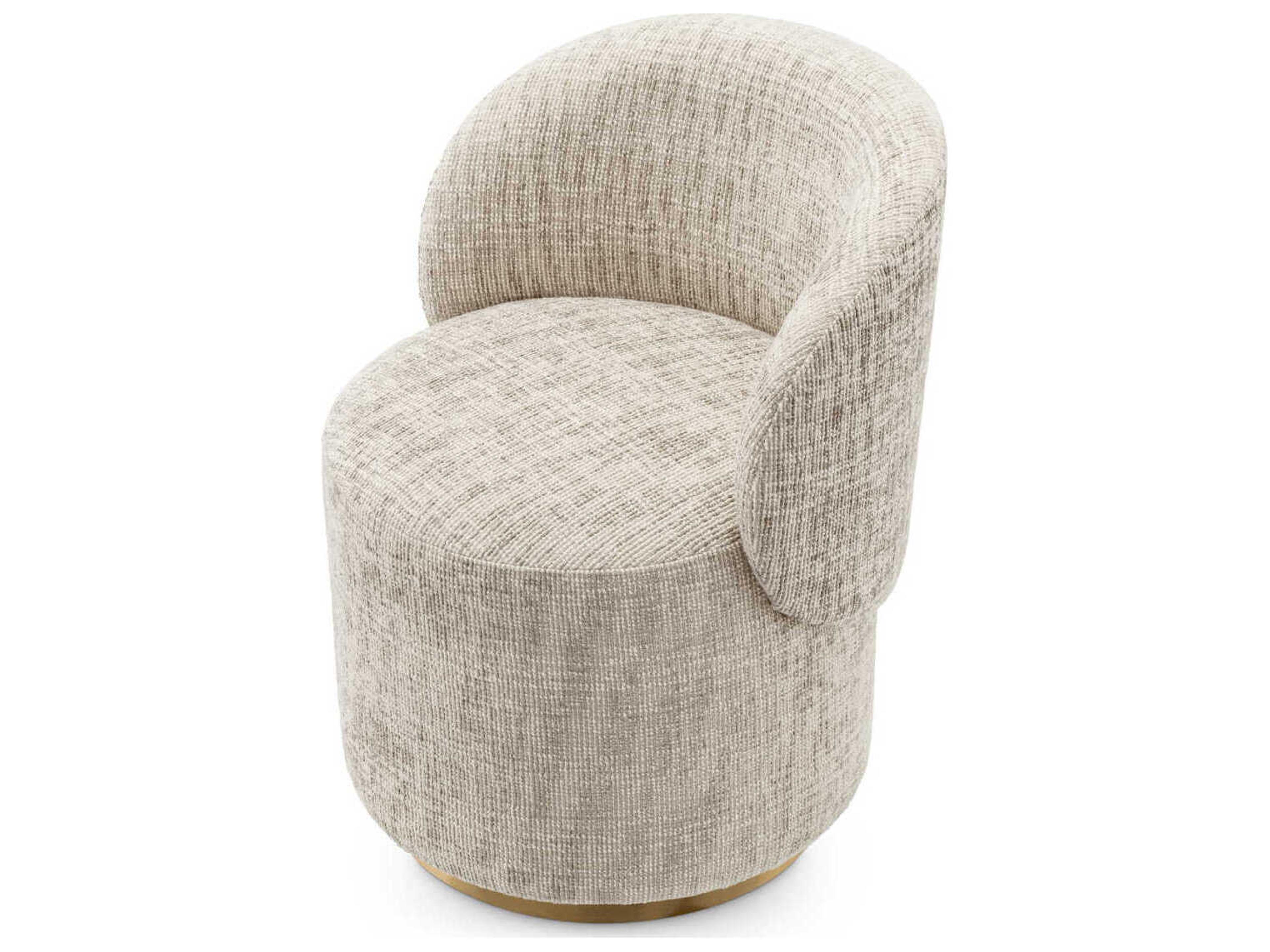 Eichholtz Greer Beige Upholstered Armless Dining Chair