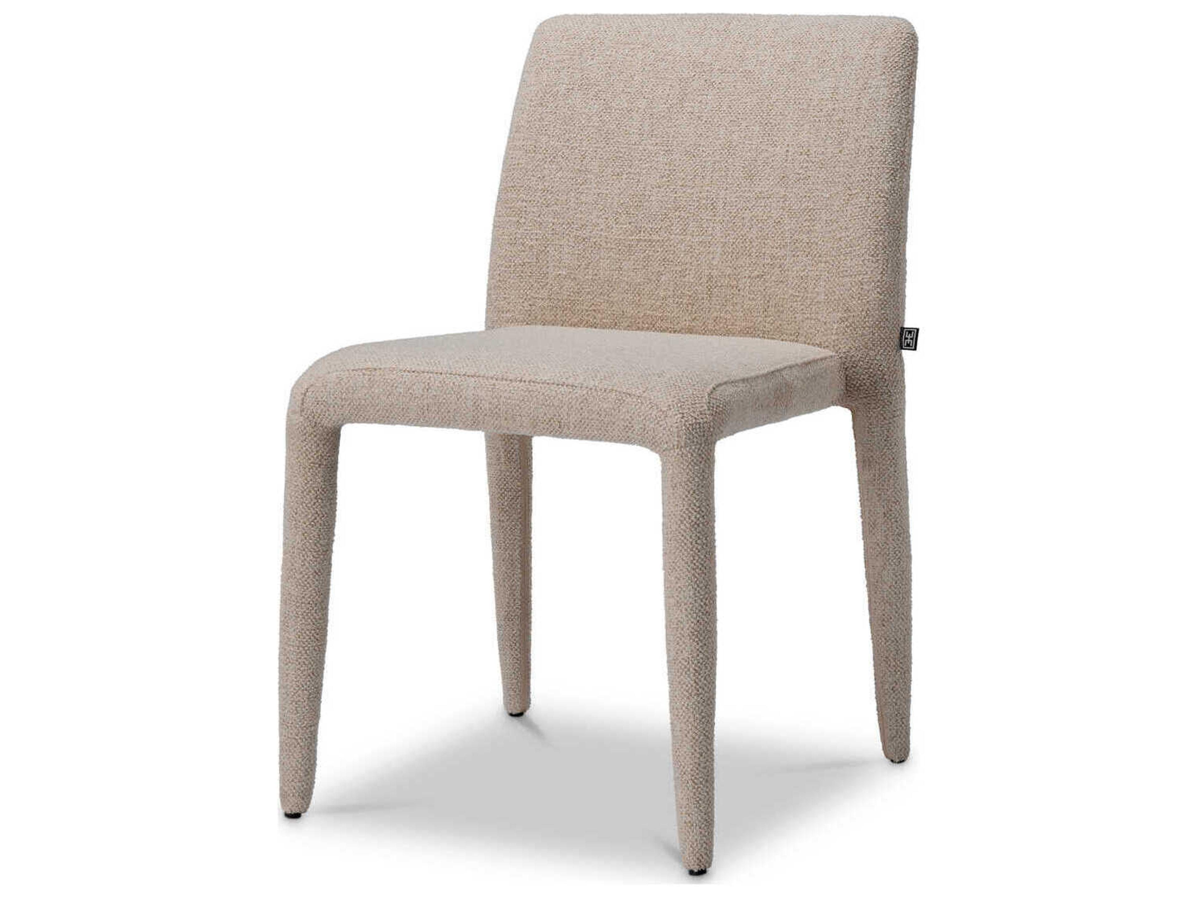 Eichholtz Leiza Beige Upholstered Armless Dining Chair Set of 2