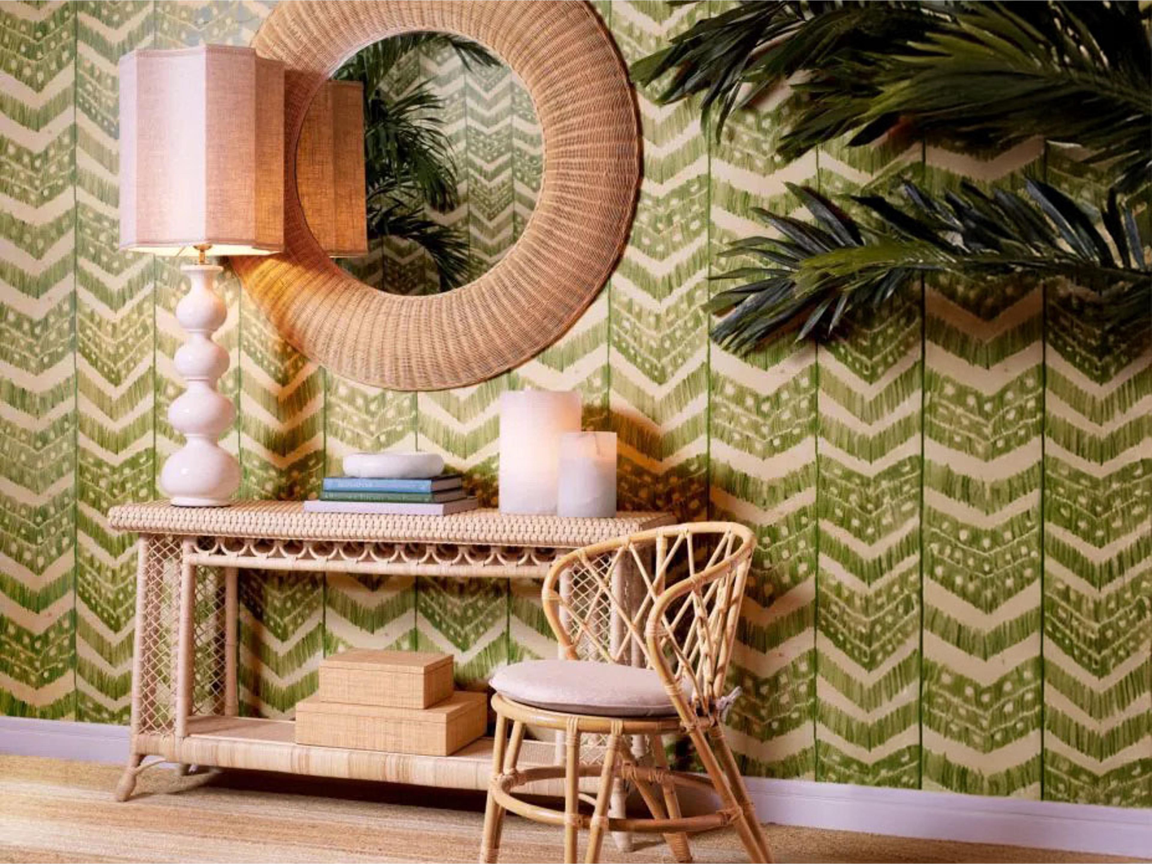 Alvaro Rattan Dining Room Set